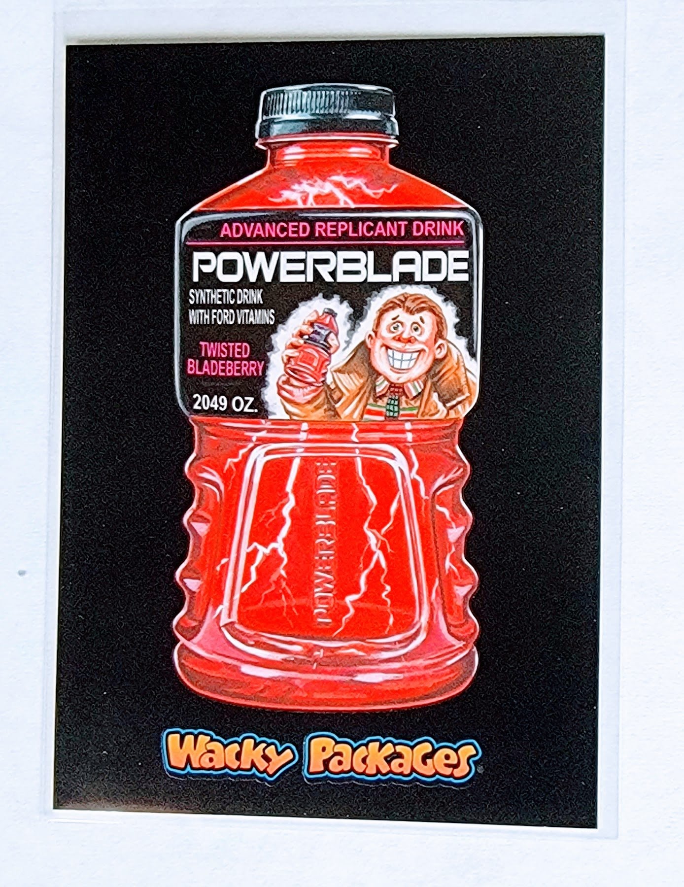 2017 Wacky Packages 50th Anniversary Powerblade Sticker Trading Card MCSC1 simple Xclusive Collectibles