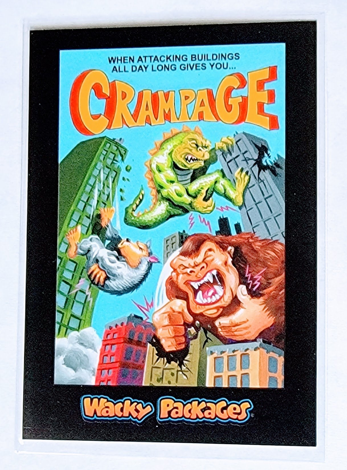 2017 Wacky Packages 50th Anniversary Crampage Sticker Trading Card MCSC1 simple Xclusive Collectibles