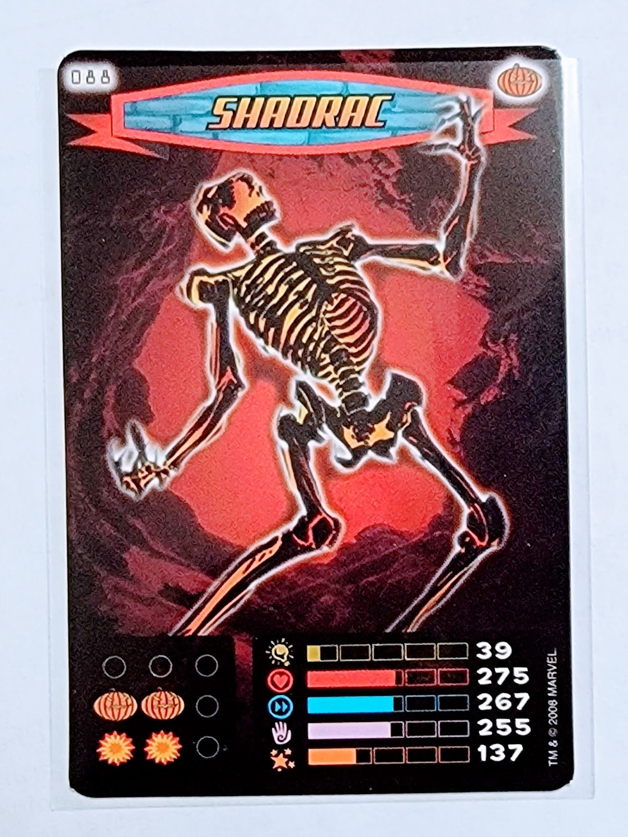 2008 Spiderman Heroes and Villains Shadrac #88 Marvel Booster Trading Card UPTI simple Xclusive Collectibles