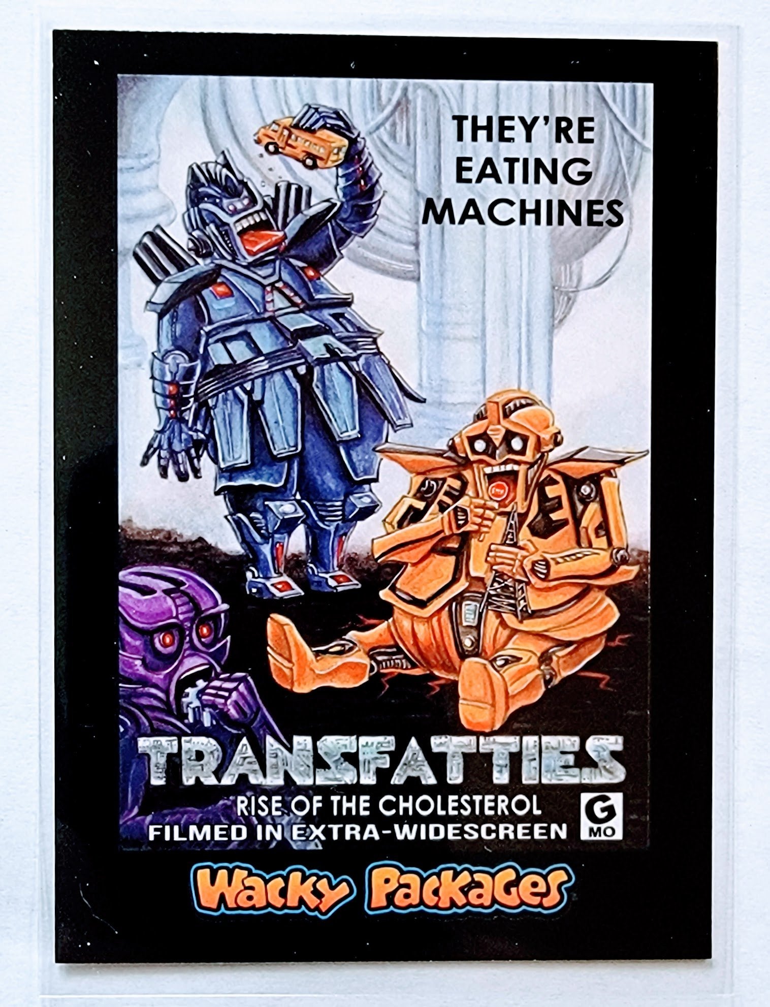 2017 Wacky Packages 50th Anniversary Transfatties Sticker Trading Card MCSC1 simple Xclusive Collectibles