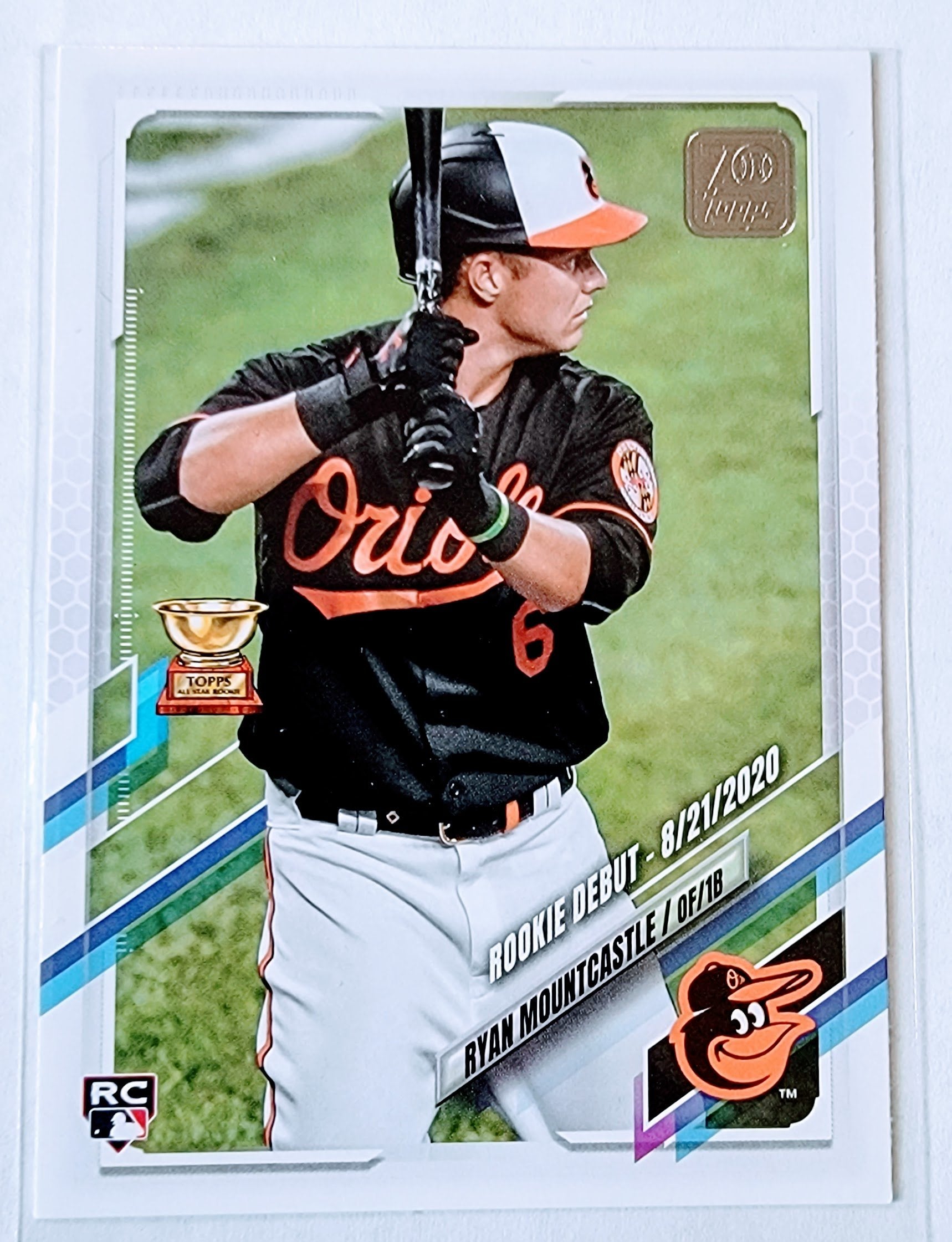 2021 Topps Update Ryan Mountcastle Rookie Debut Baseball Trading Card SMCB1 simple Xclusive Collectibles