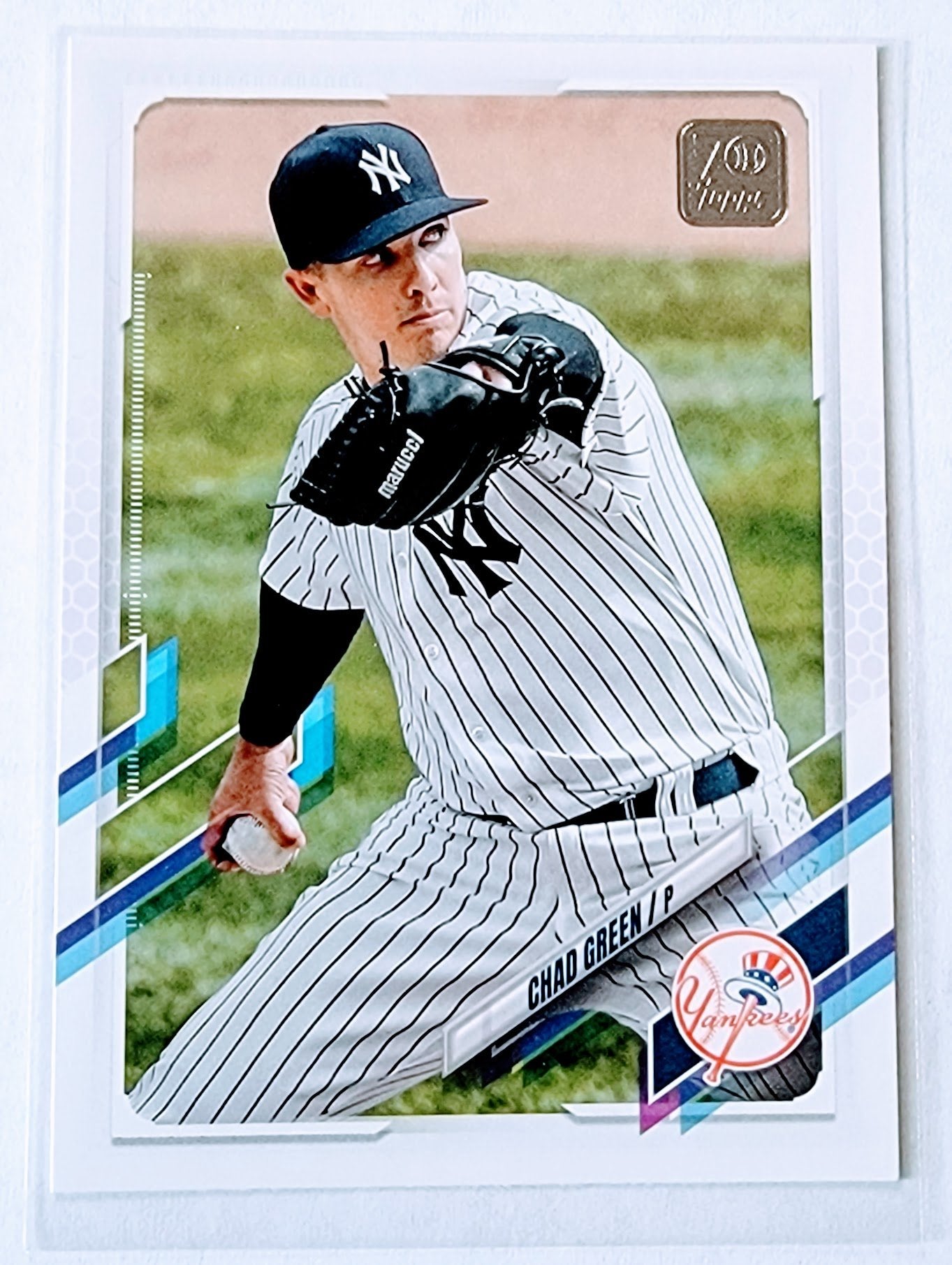 2021 Topps Update Chad Green Baseball Trading Card SMCB1 simple Xclusive Collectibles