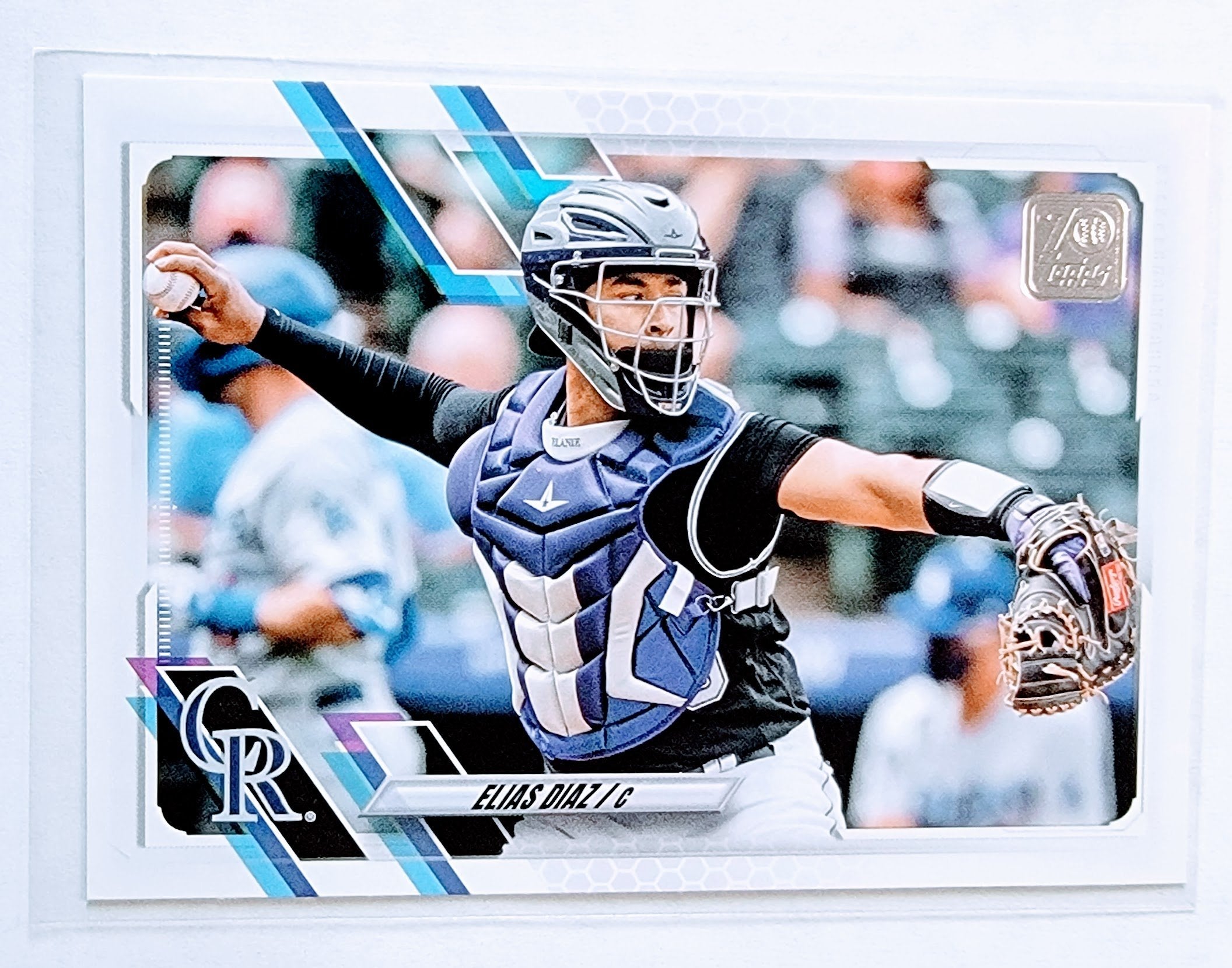 2021 Topps Update Elias Diaz Baseball Trading Card SMCB1 simple Xclusive Collectibles