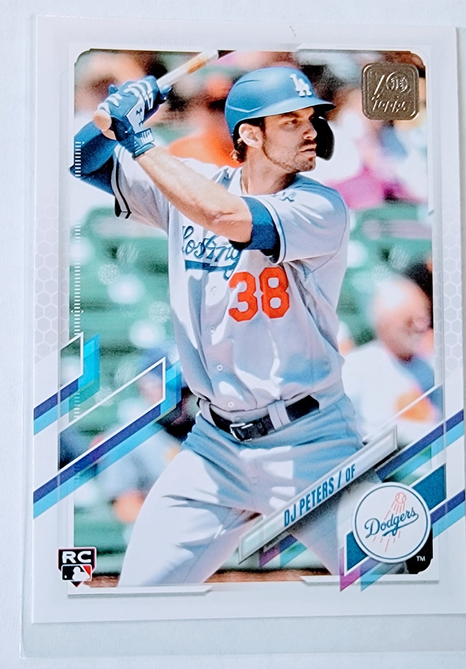 2021 Topps Update DJ Peters Rookie Baseball Trading Card SMCB1 simple Xclusive Collectibles