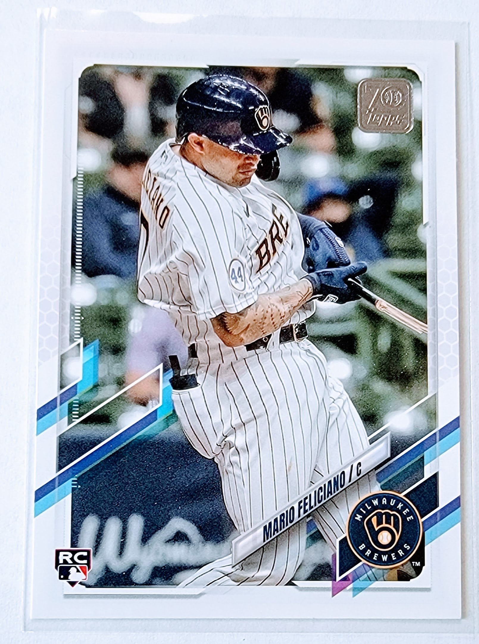 2021 Topps Update Mario Feliciano Rookie Baseball Trading Card SMCB1_1a simple Xclusive Collectibles