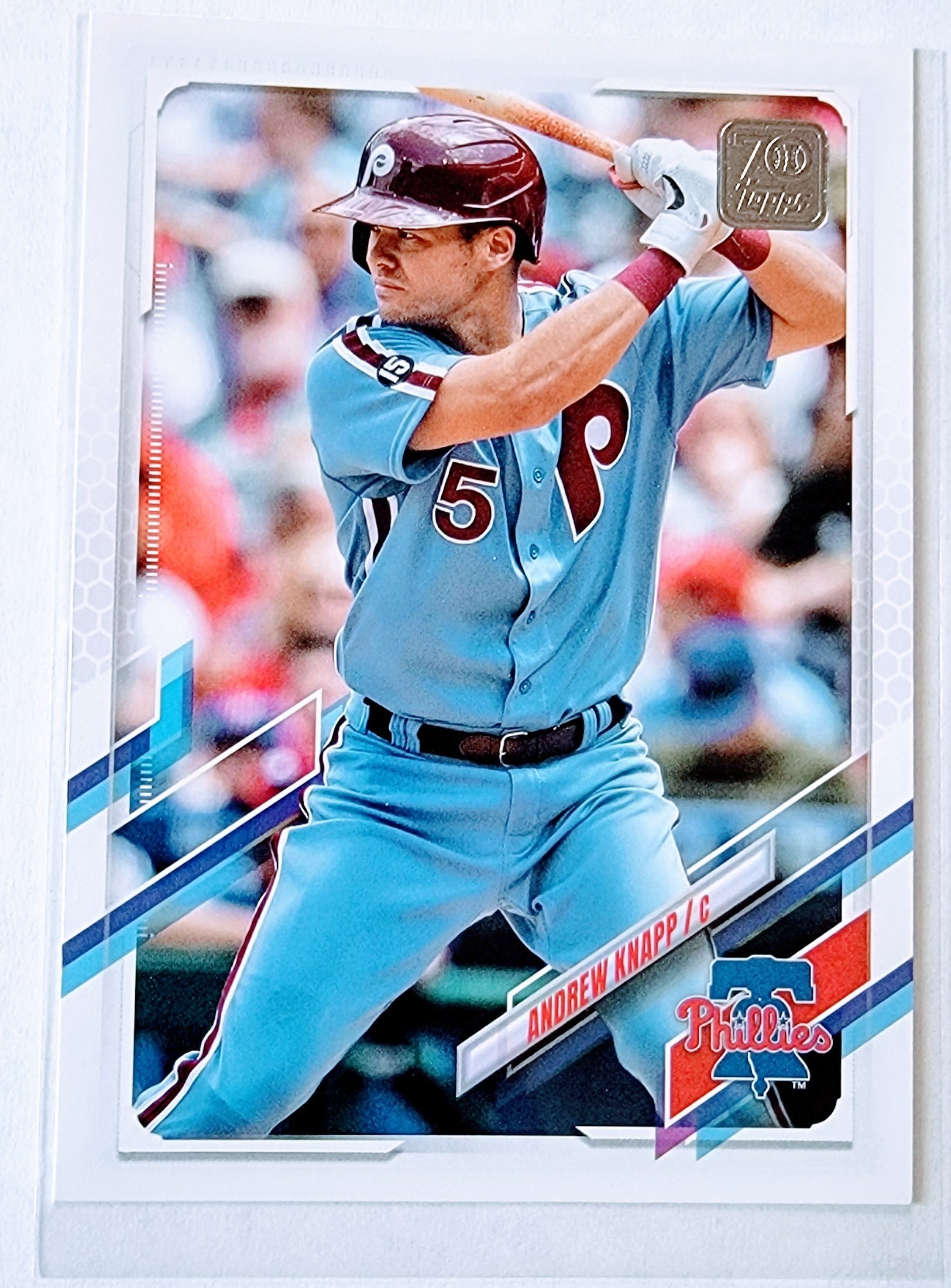 2021 Topps Update Andrew Knapp Baseball Trading Card SMCB1 simple Xclusive Collectibles