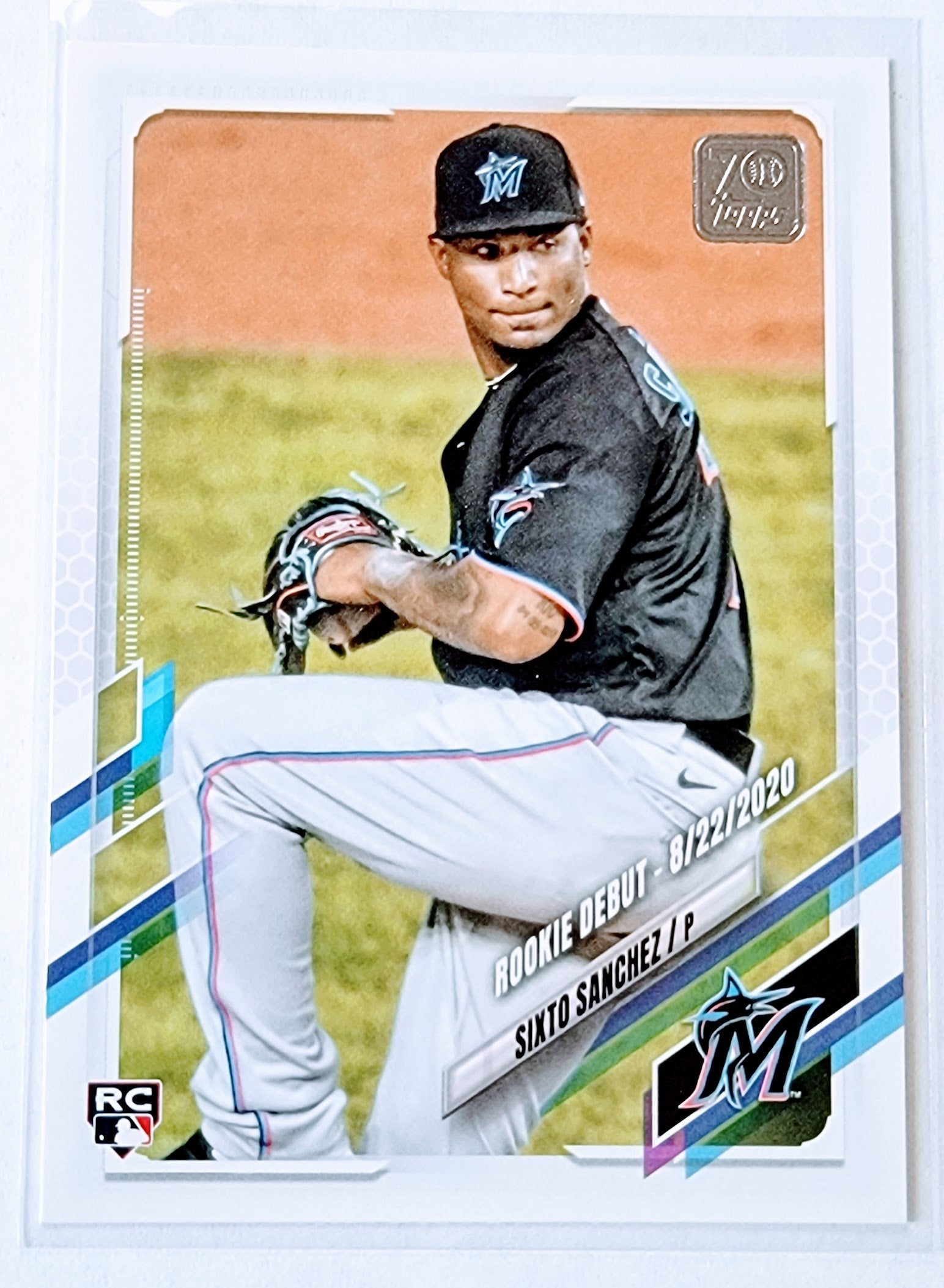2021 Topps Update Sixto Sanchez Rookie Debut Baseball Trading Card SMCB1 simple Xclusive Collectibles