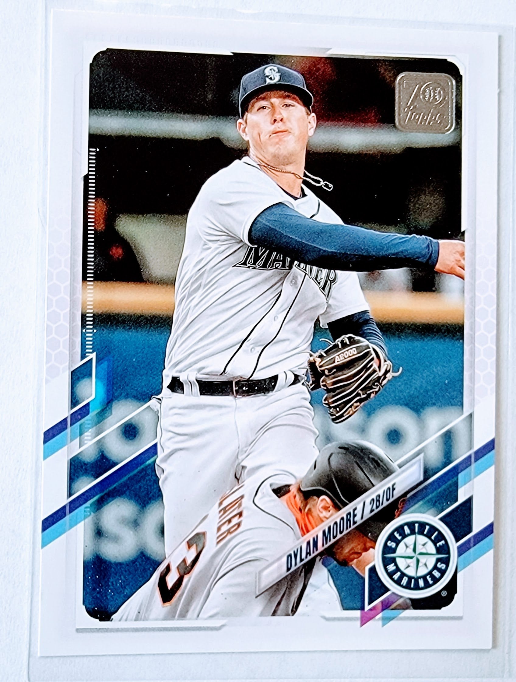 2021 Topps Update Dylan Moore Baseball Trading Card SMCB1 simple Xclusive Collectibles