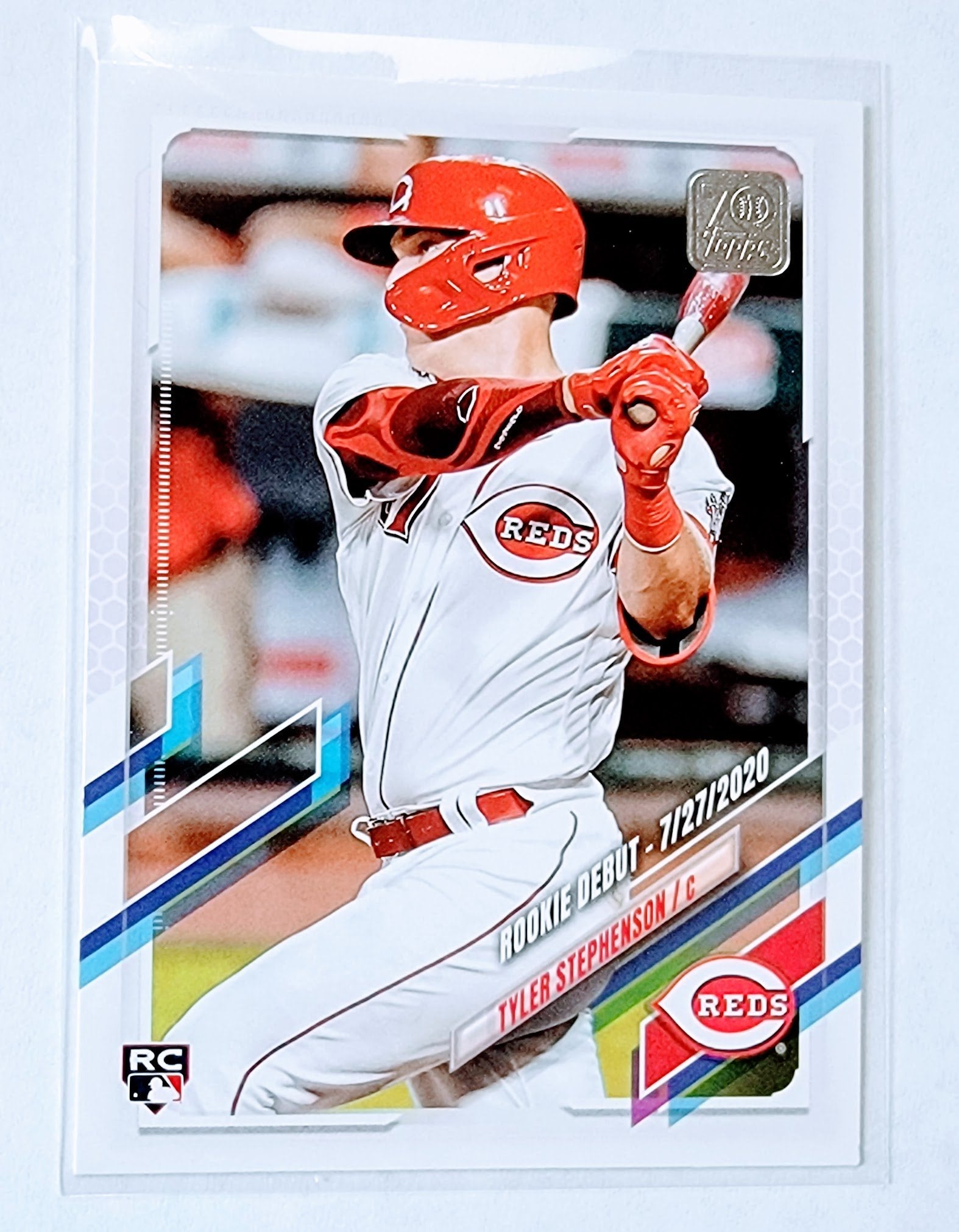 2021 Topps Update Tyler Stephenson Rookie Debut Baseball Trading Card SMCB1 simple Xclusive Collectibles