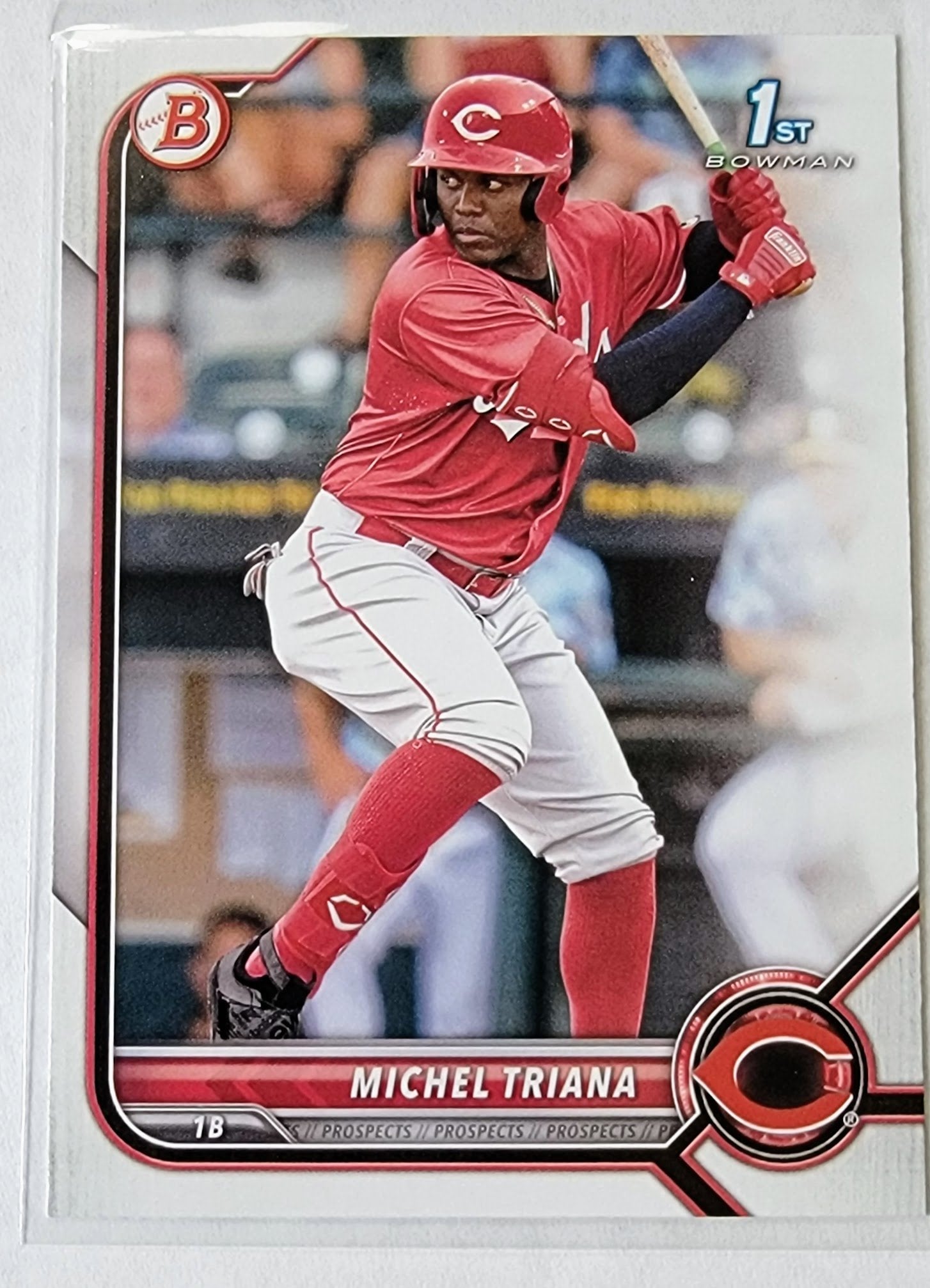 2022 Bowman Michel Triana 1st on Bowman Baseball Trading Card SMCB1 simple Xclusive Collectibles