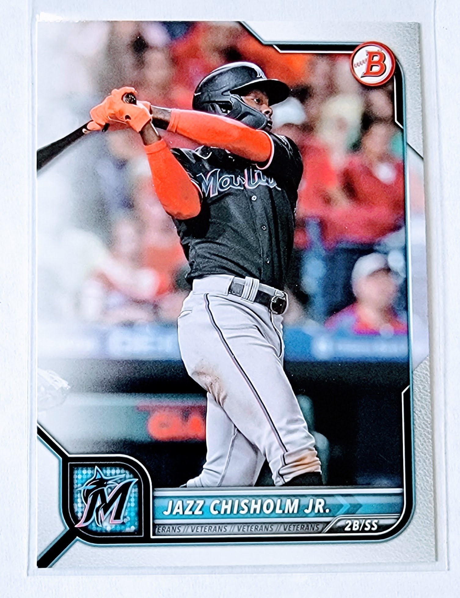 2022 Bowman Jazz Chisolm Jr Baseball Trading Card SMCB1 simple Xclusive Collectibles