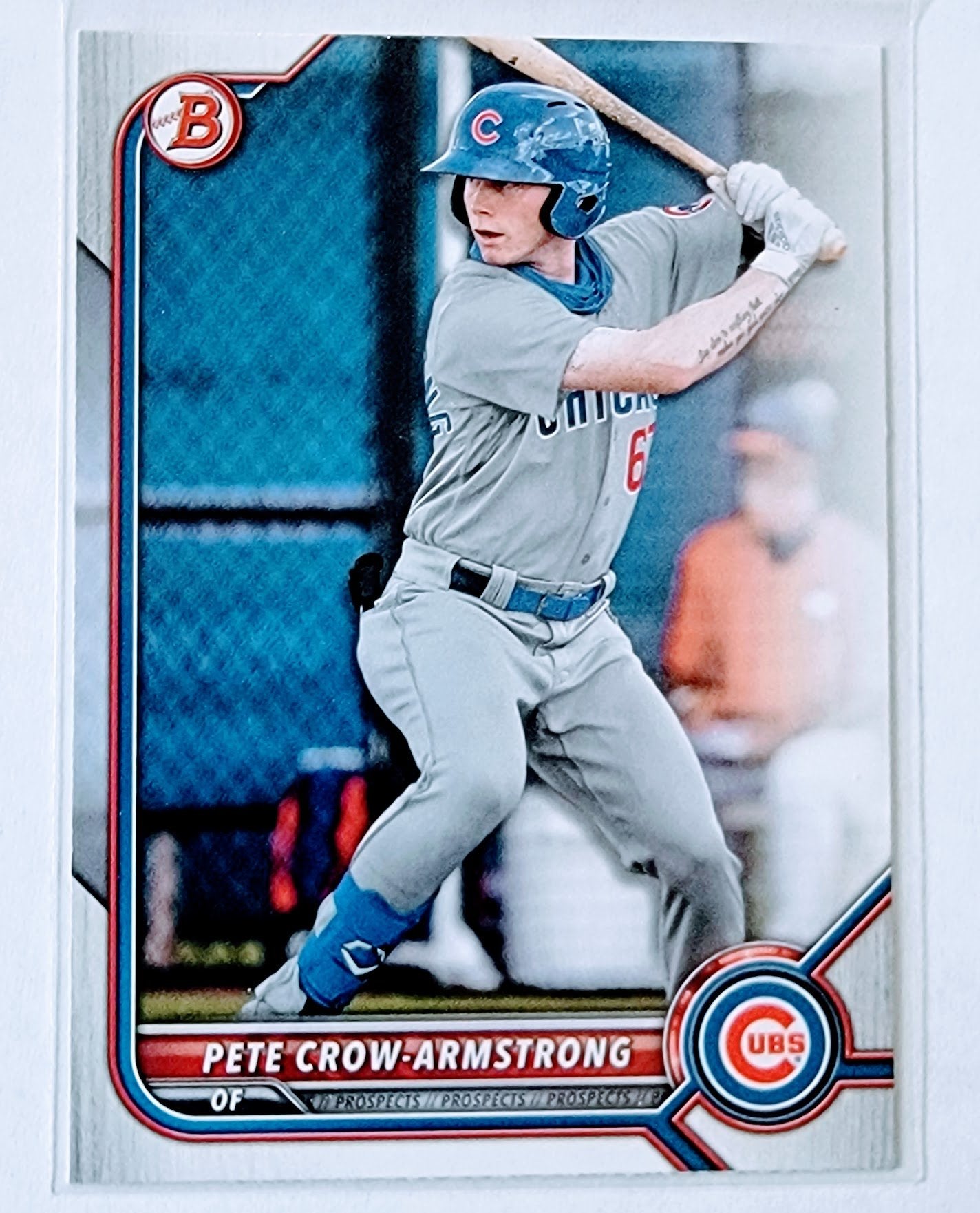 2022 Bowman Pete Crowe-Armstrong Baseball Trading Card SMCB1 simple Xclusive Collectibles
