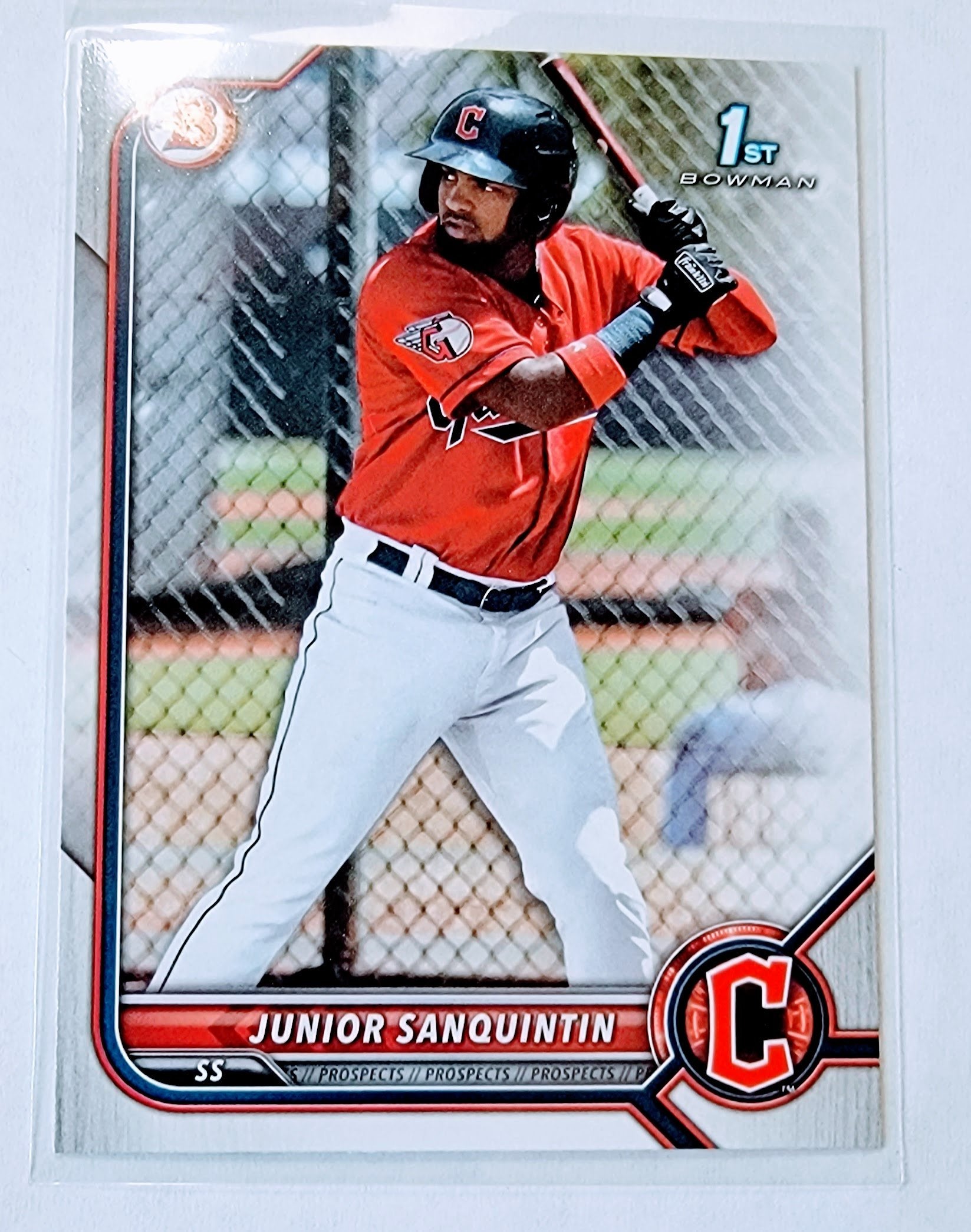 2022 Bowman Chrome Junior Sanquintin 1st on Bowman Baseball Trading Card SMCB1 simple Xclusive Collectibles