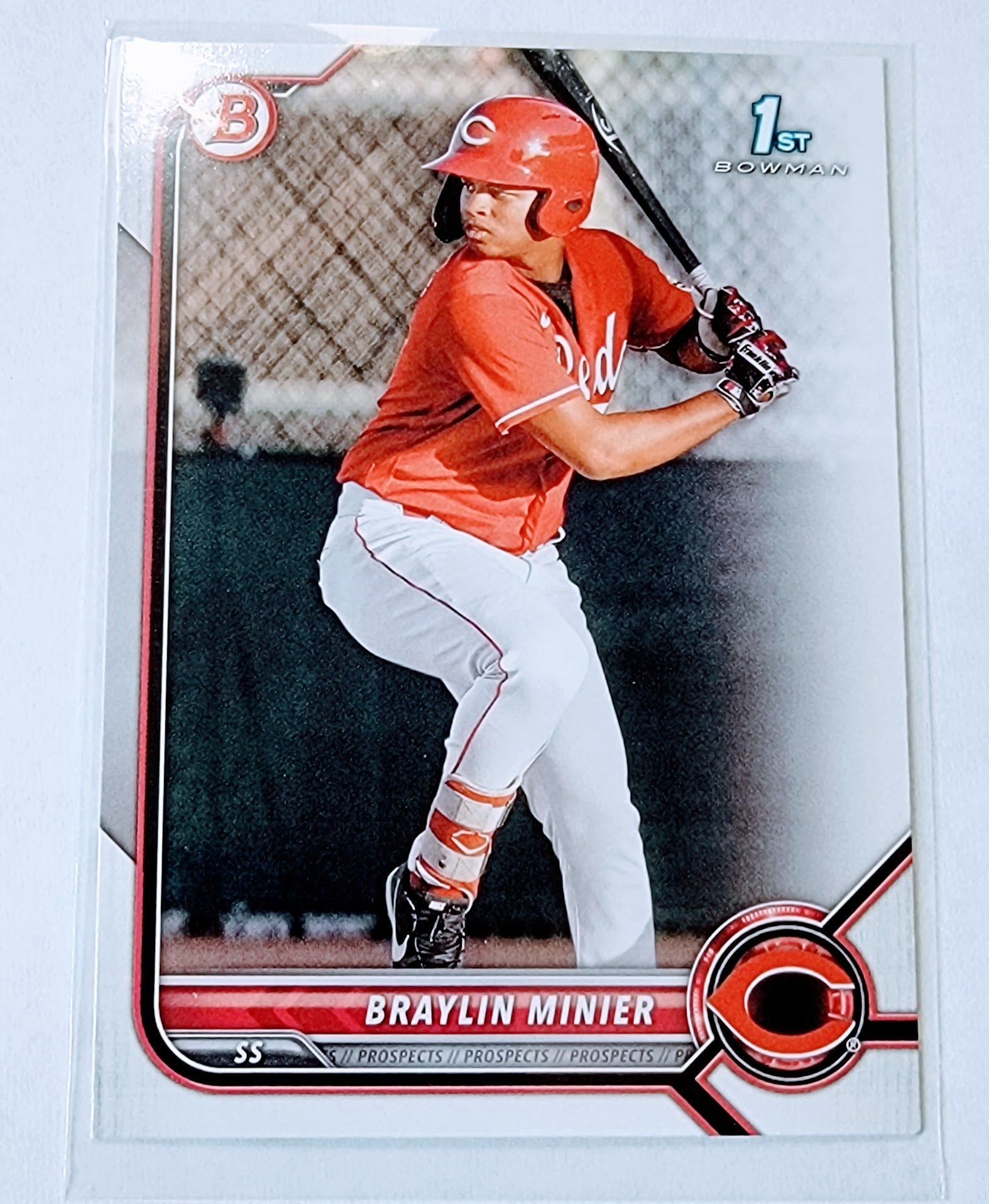 2022 Bowman Braylin Minter 1st on Bowman Baseball Trading Card SMCB1 simple Xclusive Collectibles