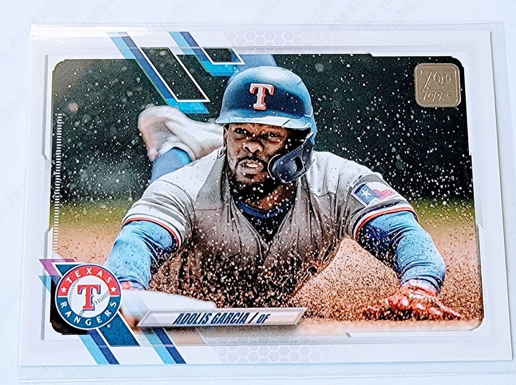 2021 Topps Update Adolis Garcia Baseball Trading Card SMCB1 simple Xclusive Collectibles