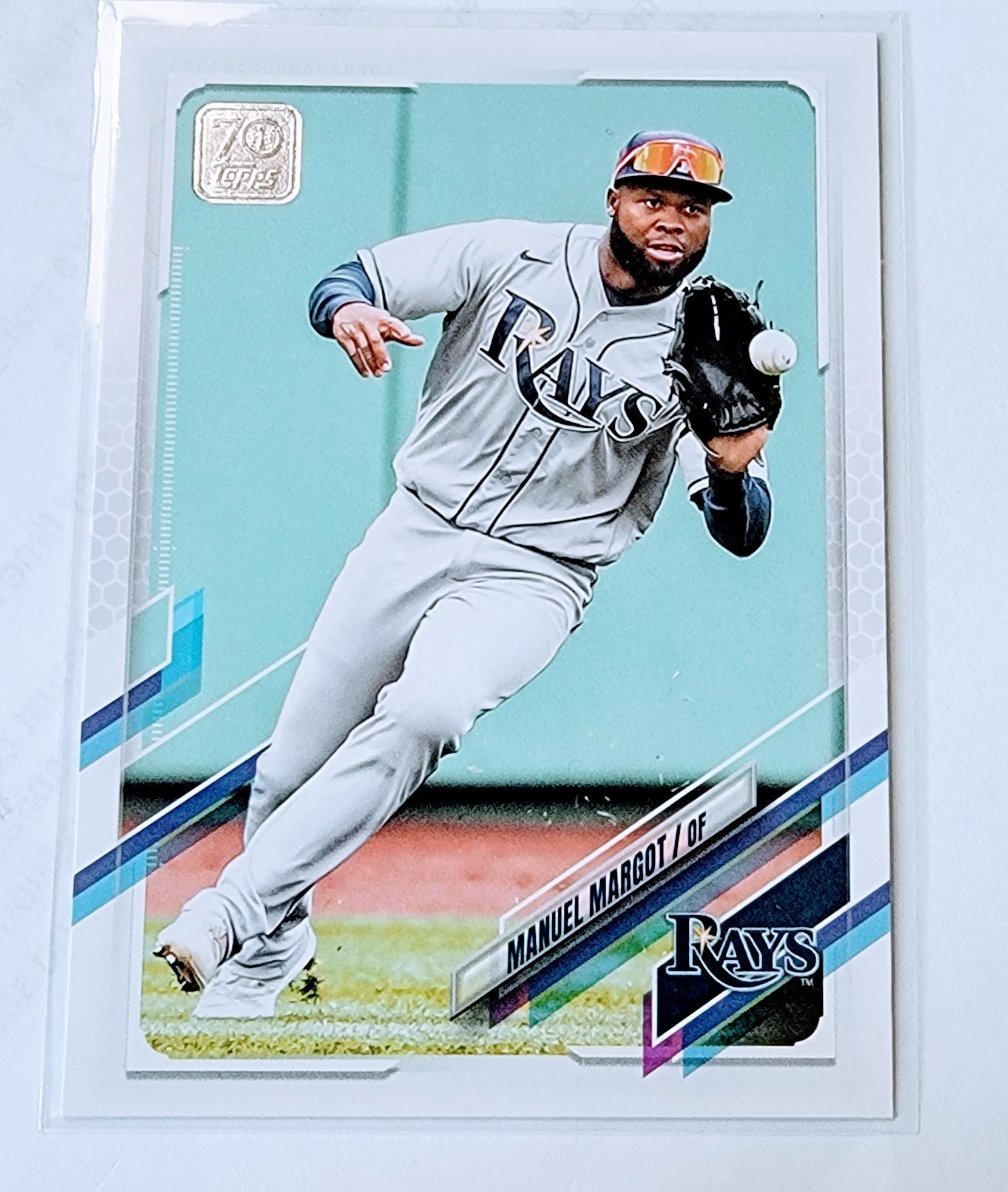 2021 Topps Update Manuel Margot Baseball Trading Card SMCB1 simple Xclusive Collectibles
