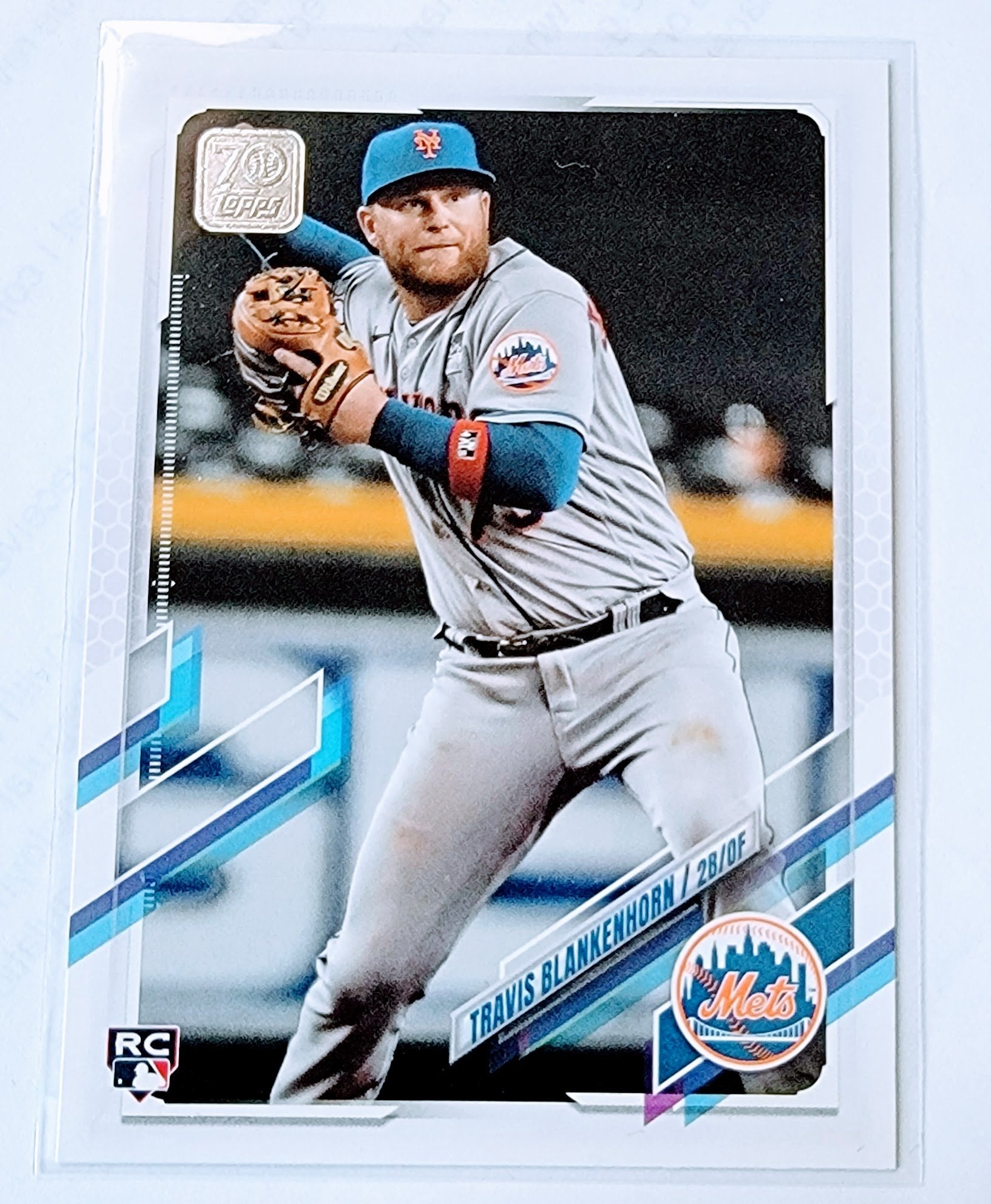 2021 Topps Update Travis Blankenhorn Rookie Baseball Trading Card SMCB1 simple Xclusive Collectibles