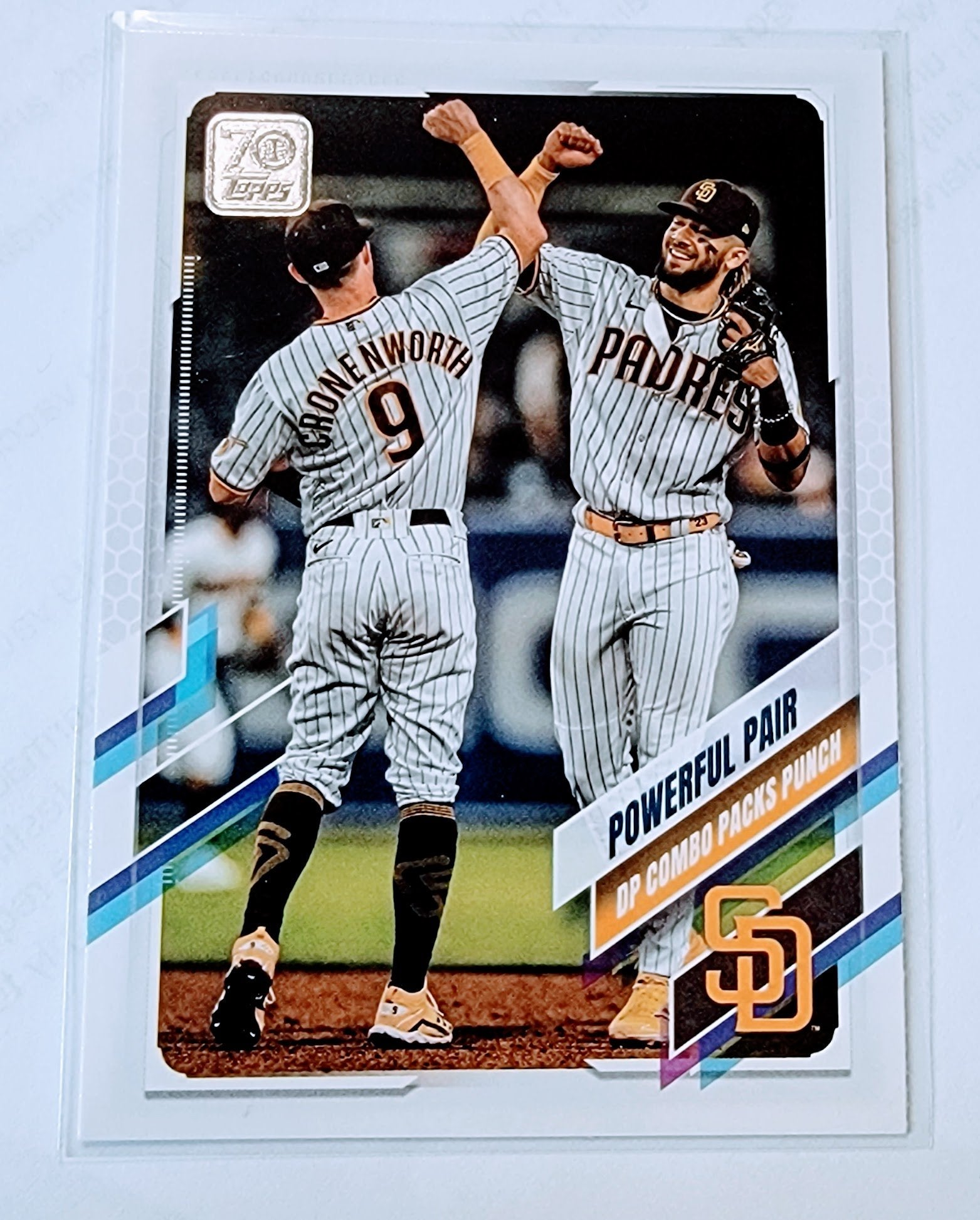 2021 Topps Powerful Pair DP Combo Tatis & Cronenworth Baseball Trading Card SMCB1 simple Xclusive Collectibles