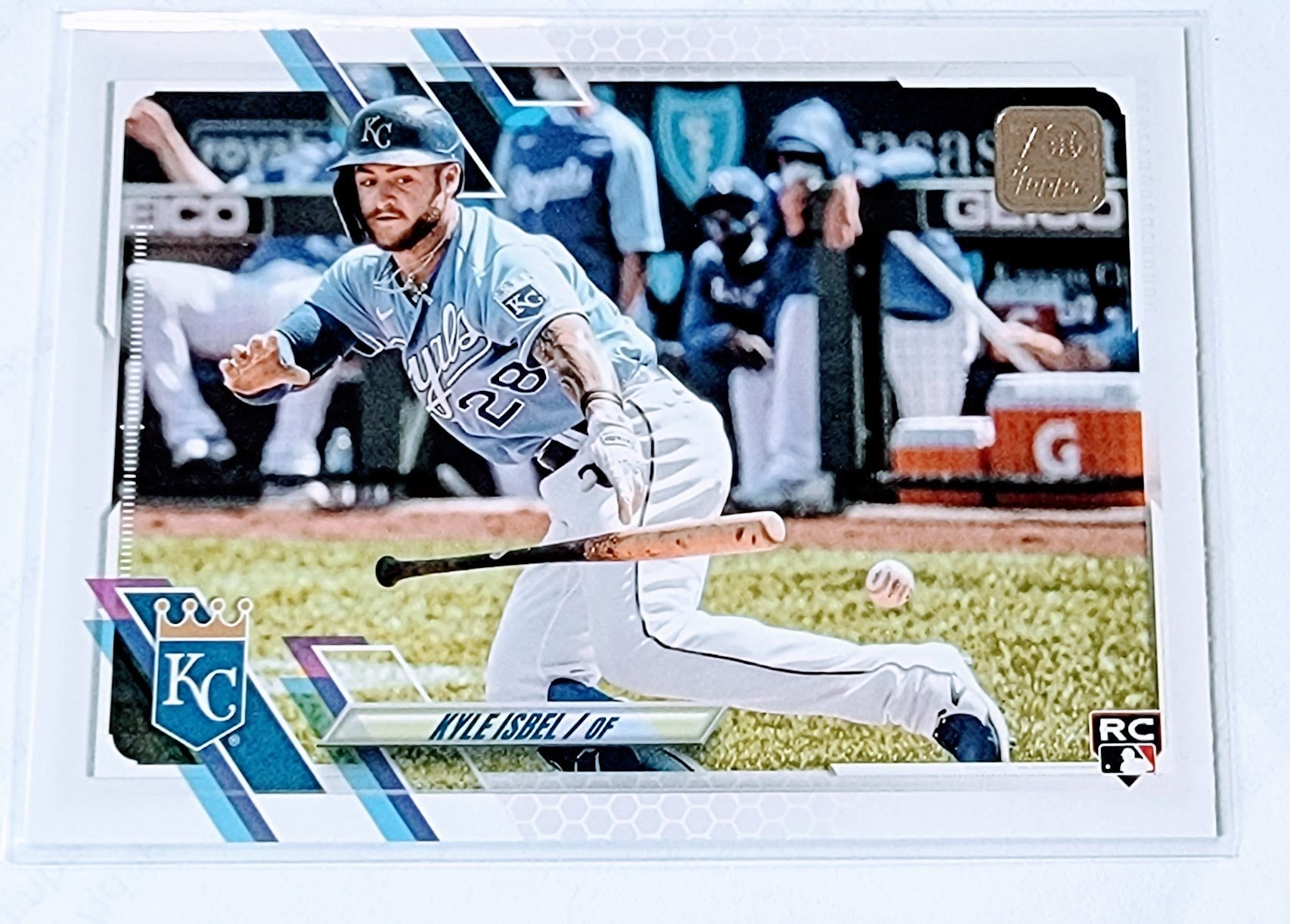 2021 Topps Update Kyle Isbel Rookie Baseball Trading Card SMCB1 simple Xclusive Collectibles
