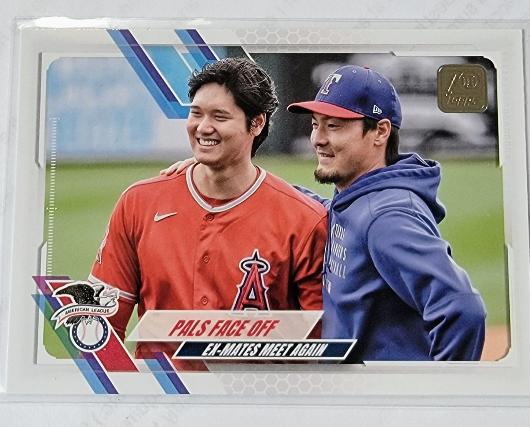 2021 Topps Update Pals Face Off Ohtani Los Angeles Angels Baseball Trading  Card SMCB1