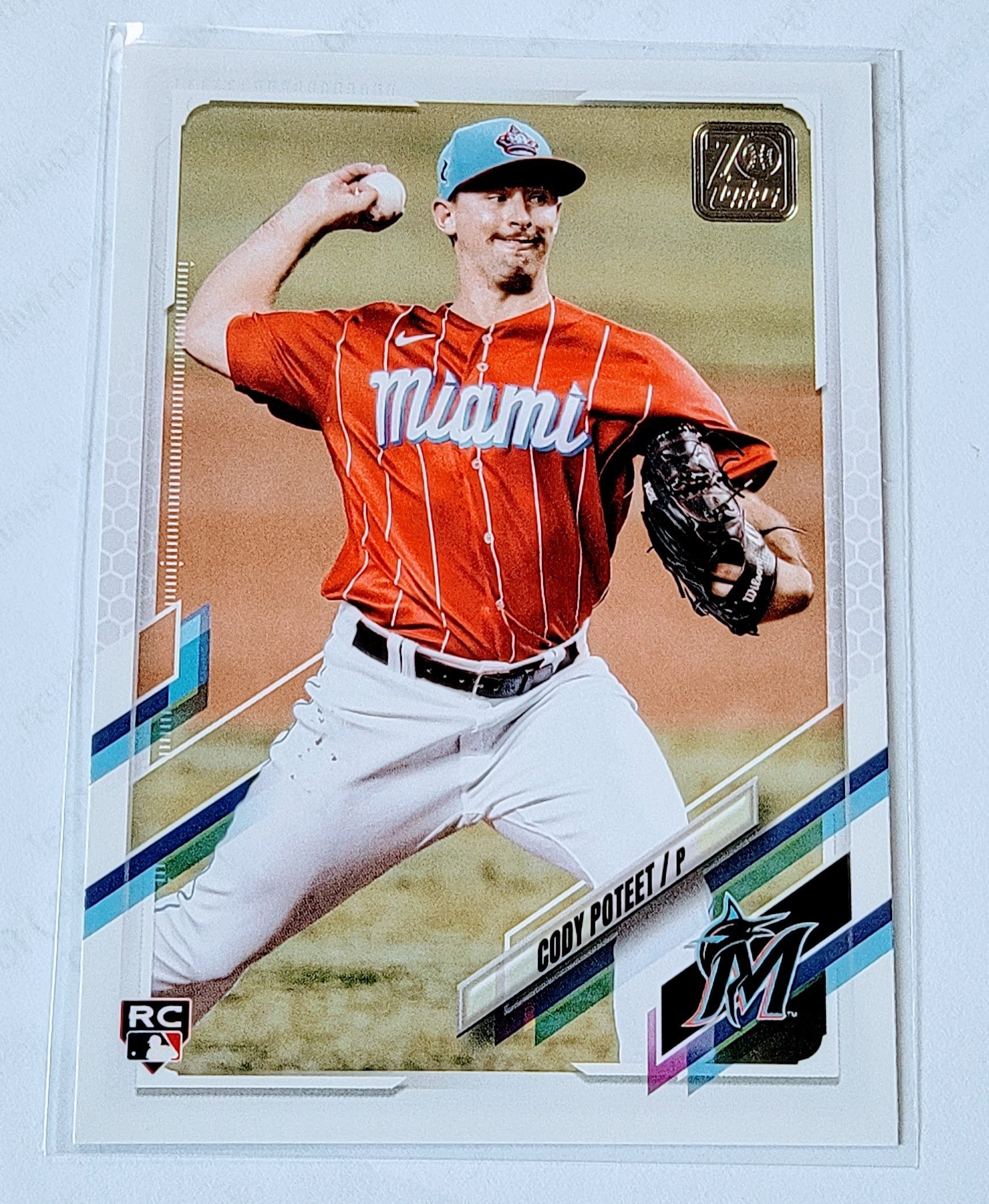 2021 Topps Update Cody Poteet Rookie Baseball Trading Card SMCB1 simple Xclusive Collectibles