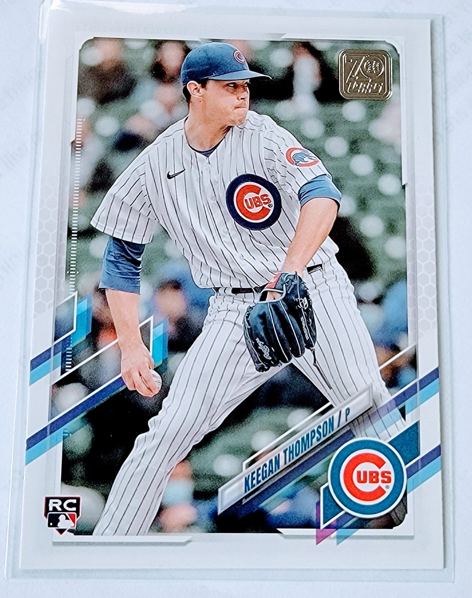 2021 Topps Update Keegan Thompson Rookie Baseball Trading Card SMCB1 simple Xclusive Collectibles