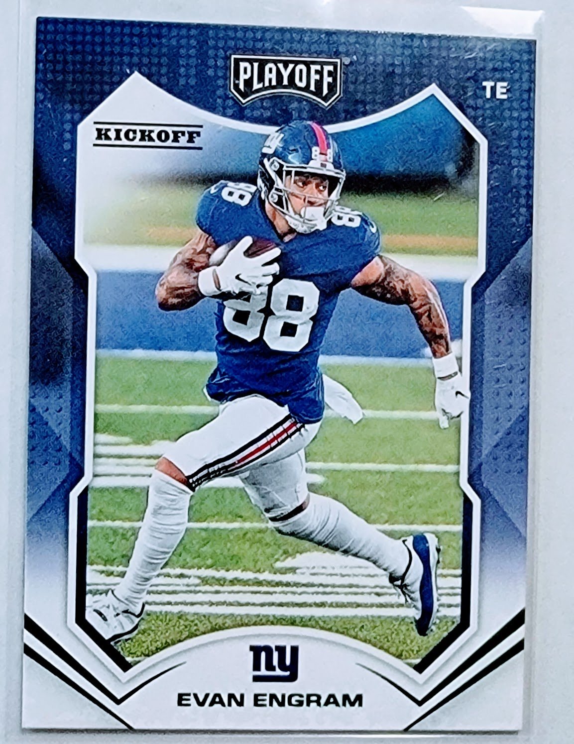 2021 Panini Playoff Evan Engram Kickoff Insert Green Football Card AVM1 simple Xclusive Collectibles