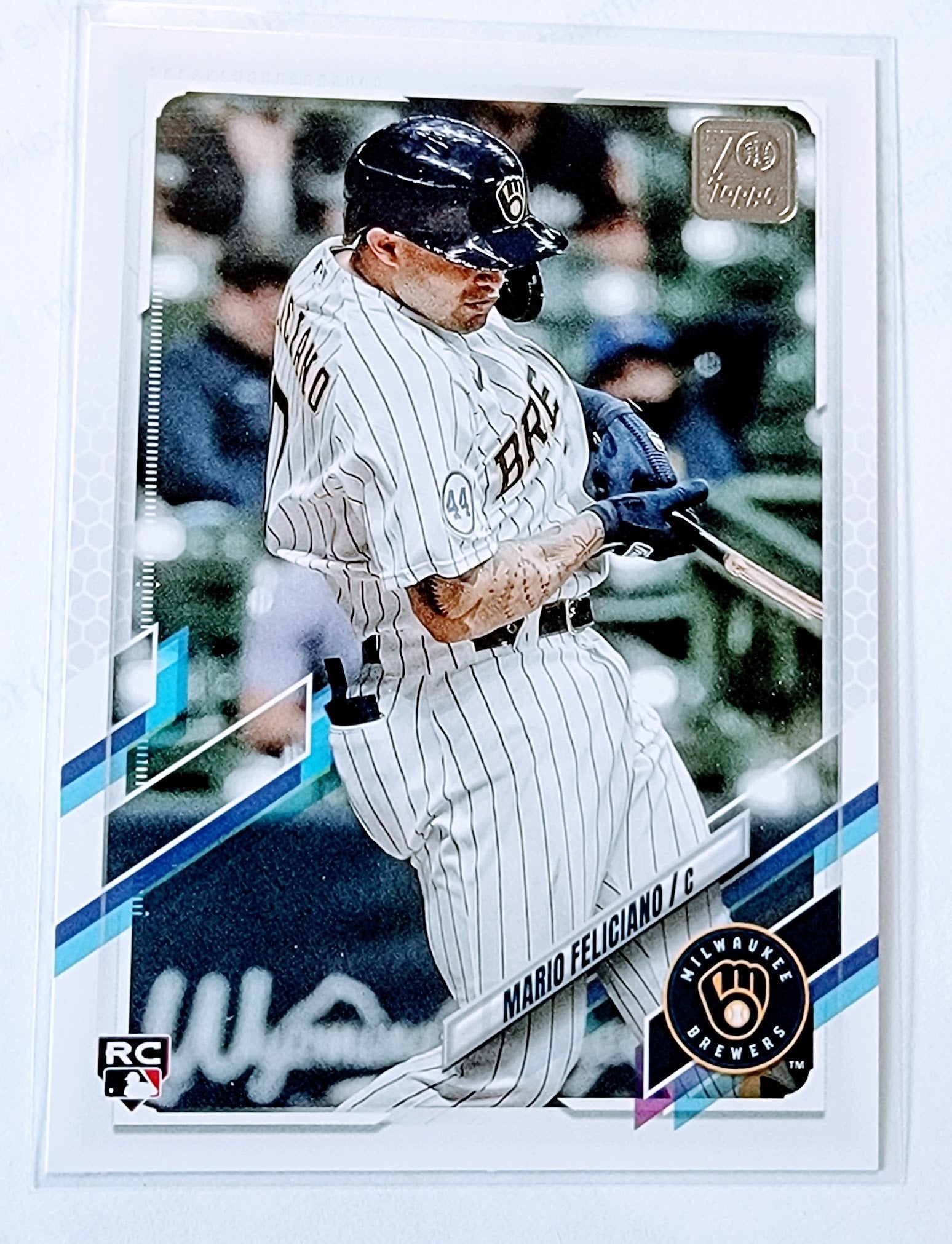 2021 Topps Update Mario Feliciano Rookie Baseball Trading Card SMCB1 simple Xclusive Collectibles