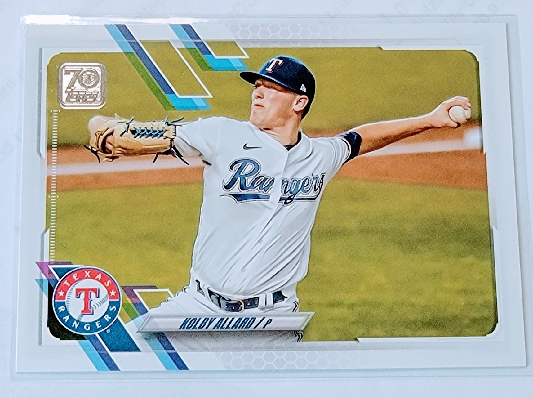 2021 Topps Update Kolby Allard Baseball Trading Card SMCB1 simple Xclusive Collectibles