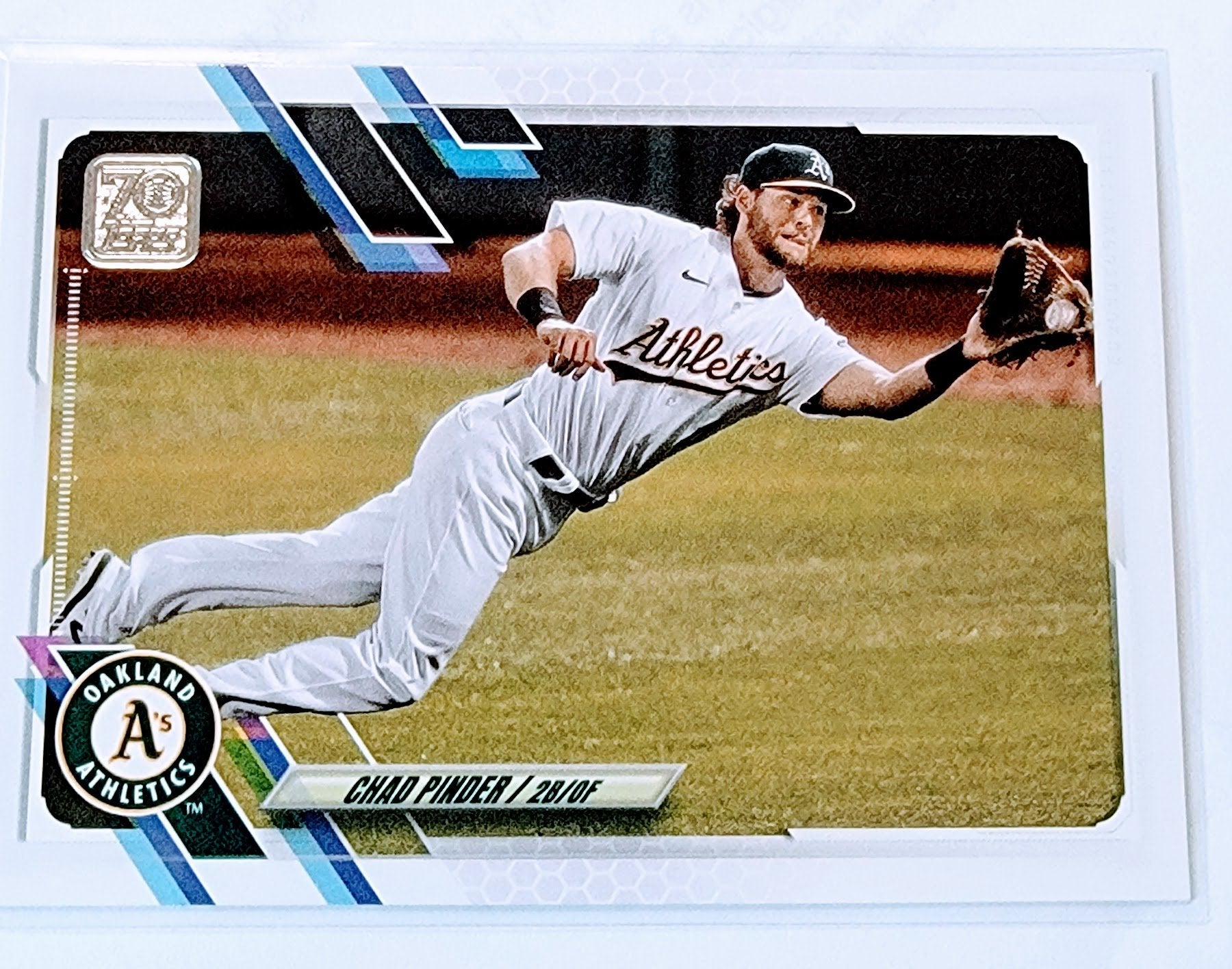 2021 Topps Update Chad Pinder Baseball Trading Card SMCB1 simple Xclusive Collectibles