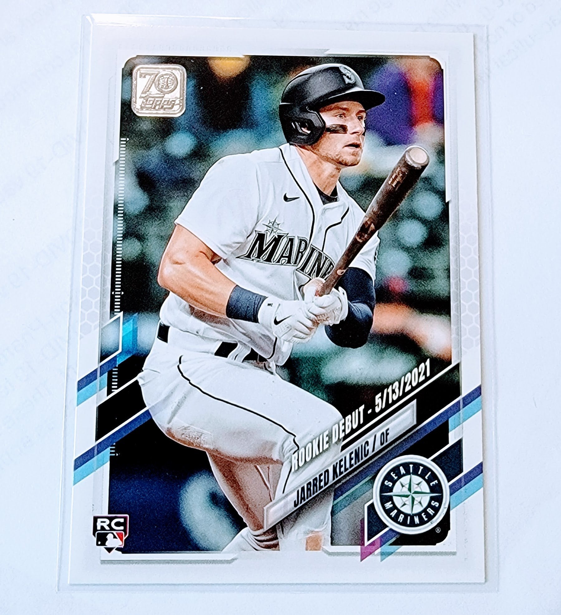 2021 Topps Update Jarred Kelenic Rookie Debut Baseball Trading Card SMCB1 simple Xclusive Collectibles