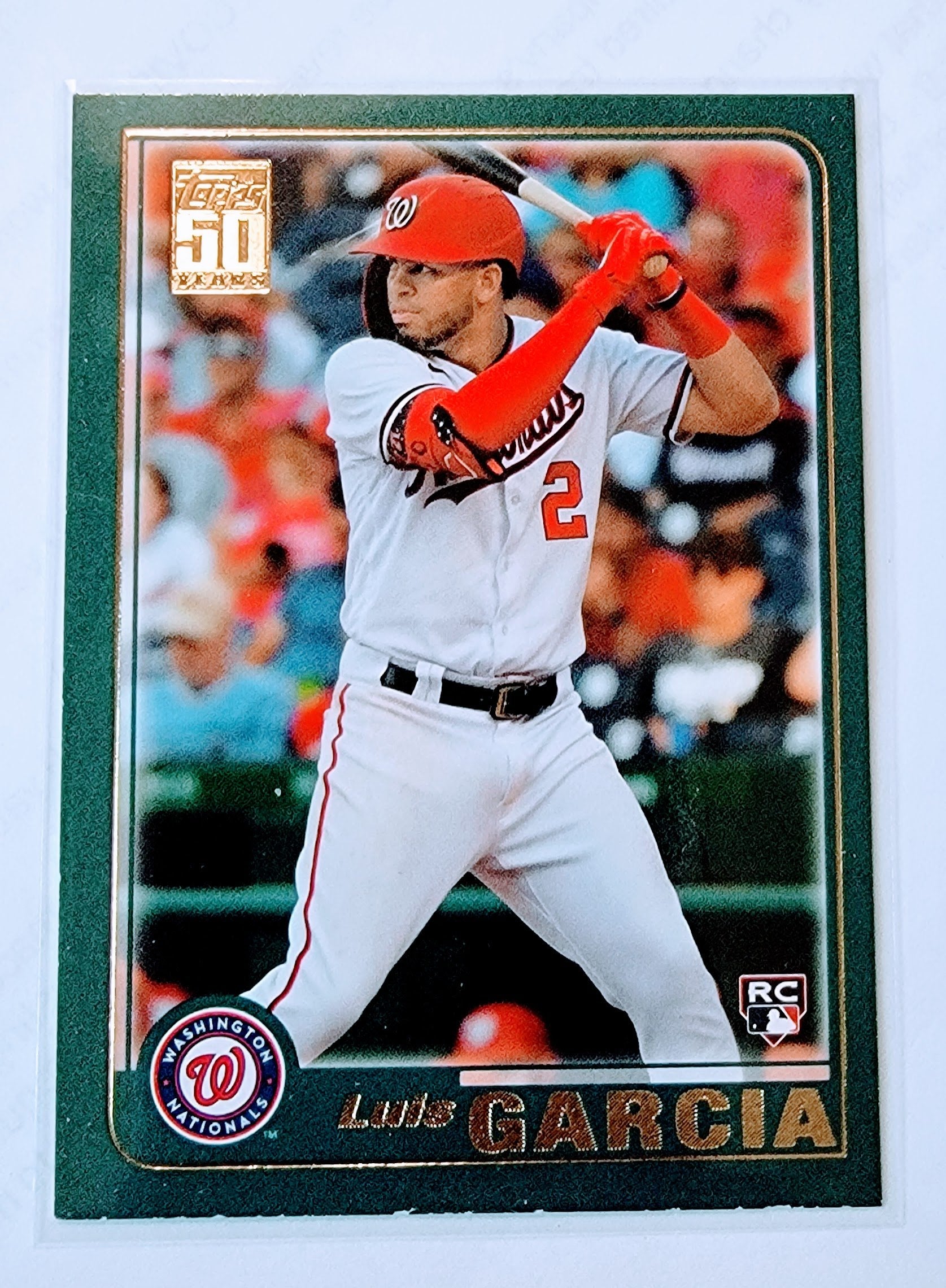 2021 Topps Archives Luis Garcia 2001 Rookie Baseball Trading Card SMCB1 simple Xclusive Collectibles