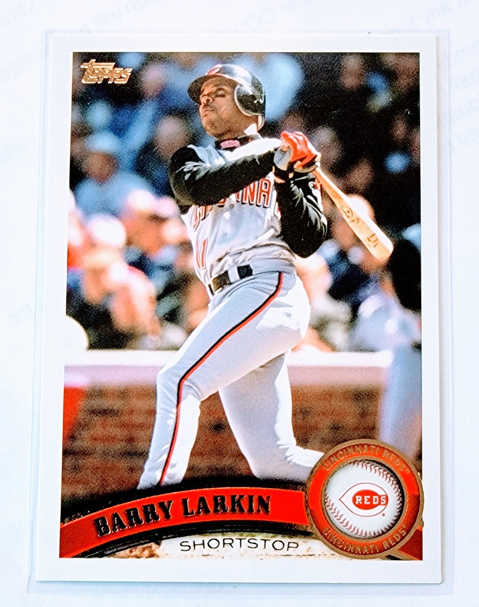 2021 Topps Archives Barry Larkin 2011 Baseball Trading Card SMCB1 simple Xclusive Collectibles
