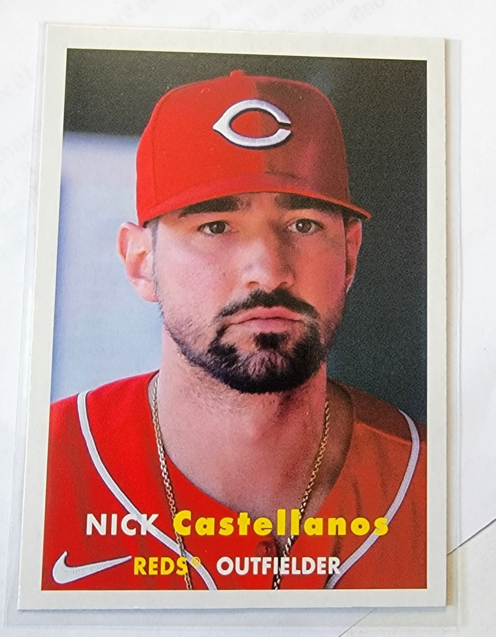 2021 Topps Archives Nick Castellanos 1957 Baseball Trading Card SMCB1 simple Xclusive Collectibles