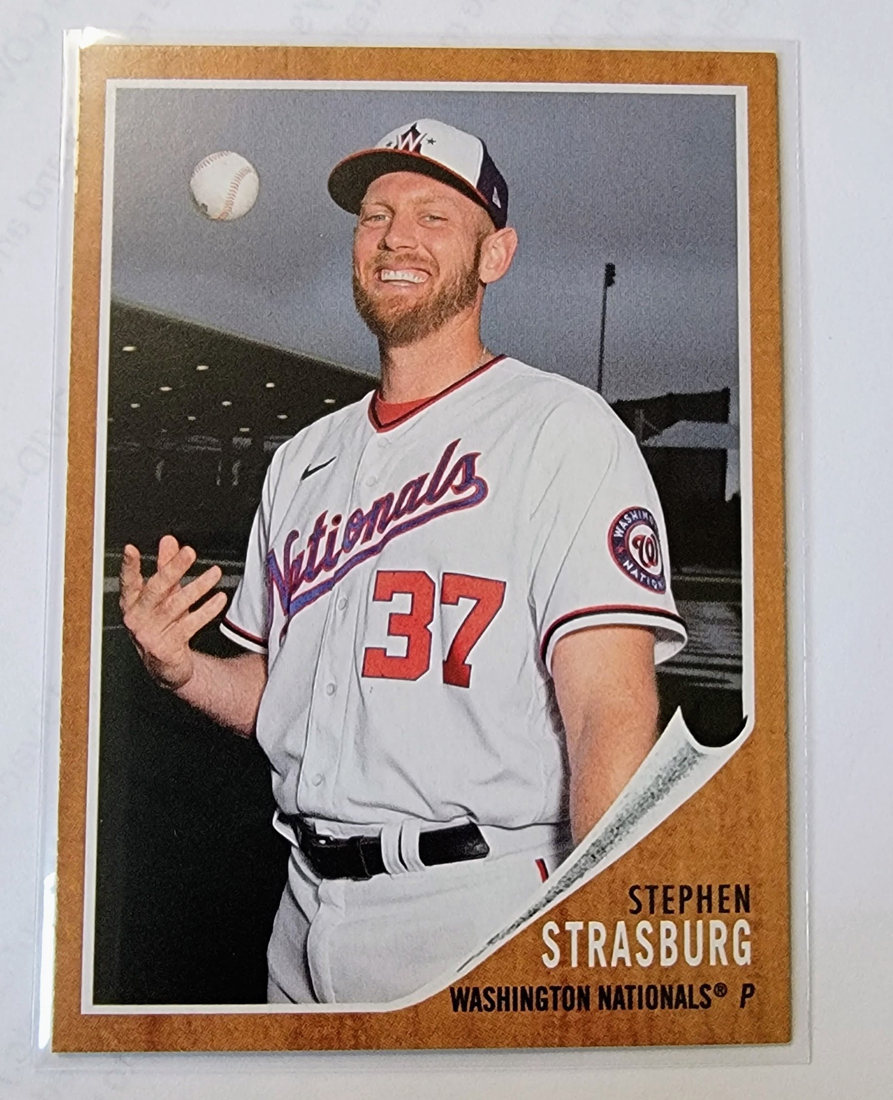 2021 Topps Archives Steven Strasburg 1962 Baseball Trading Card SMCB1 simple Xclusive Collectibles