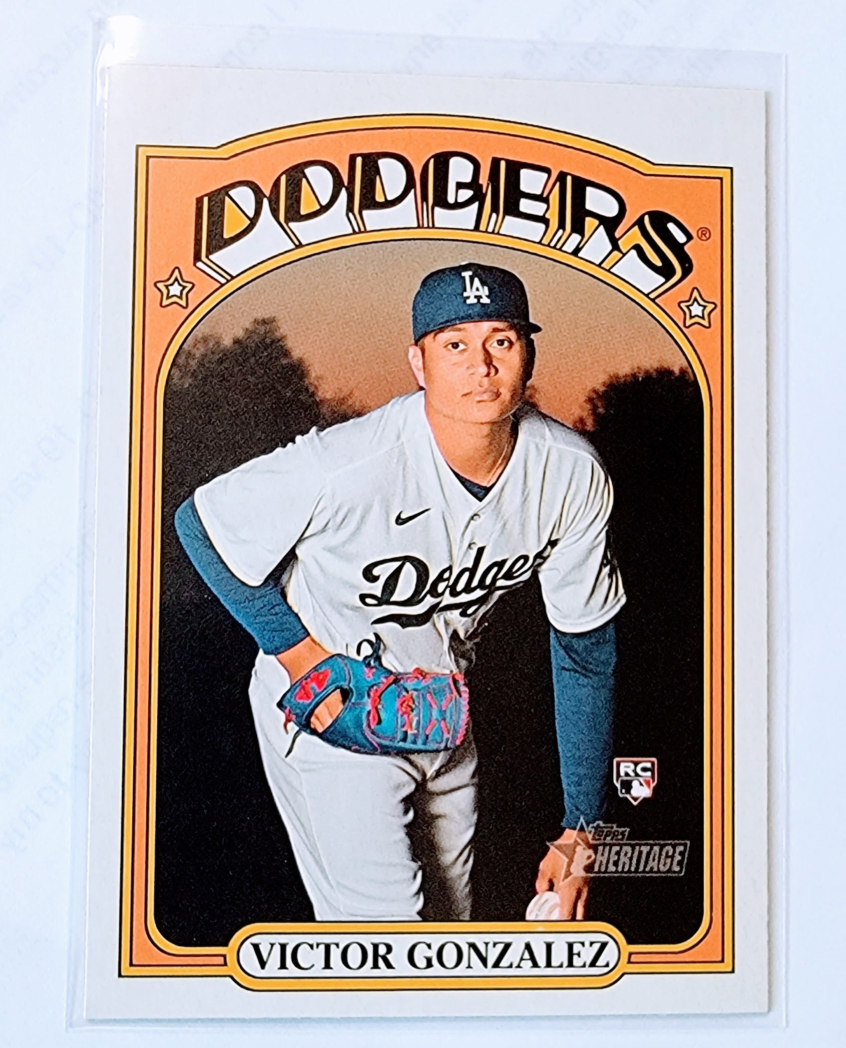 2021 Topps Heritage Victor Gonzalez Baseball Trading Card MCSC1 simple Xclusive Collectibles