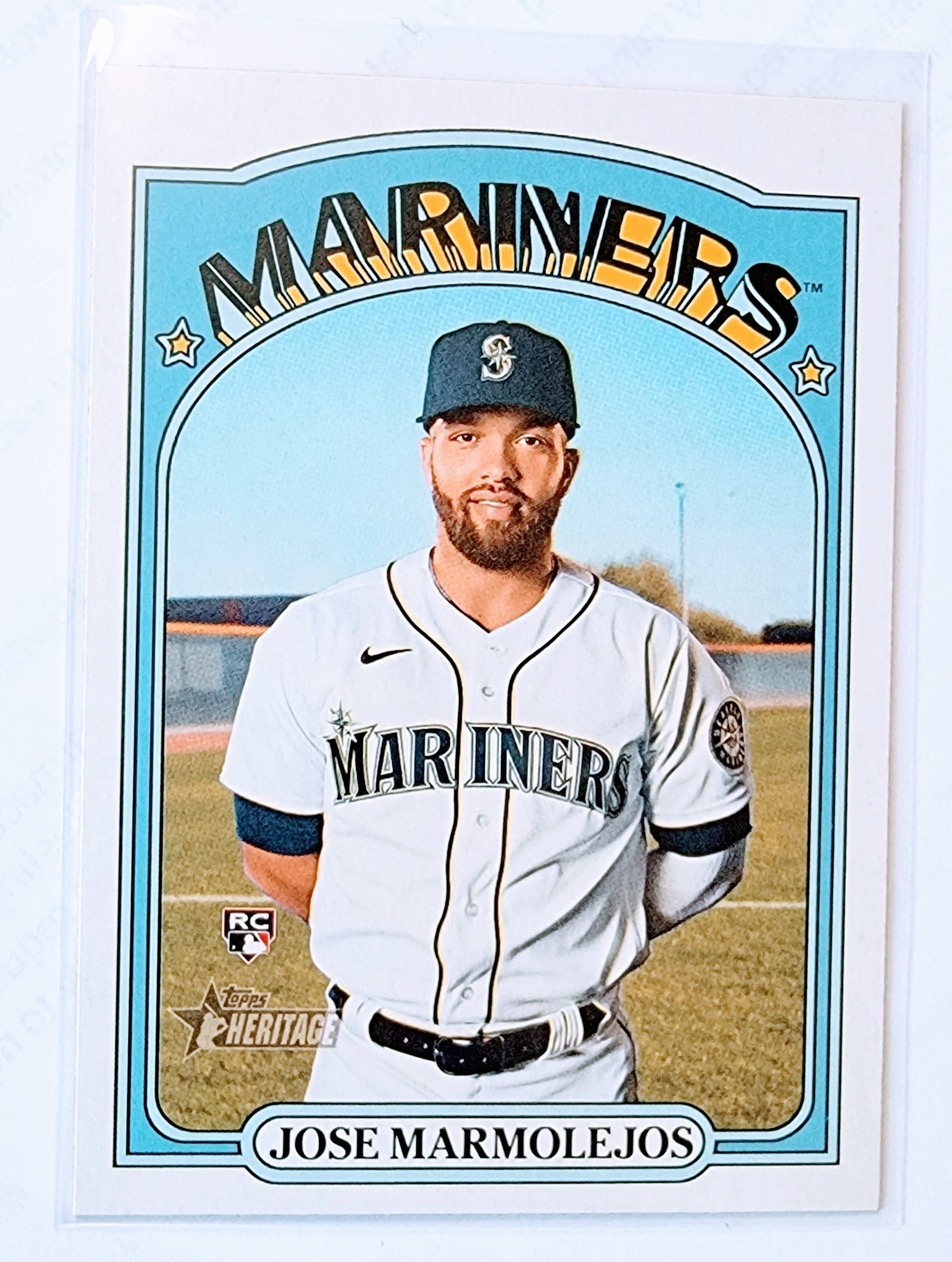 2021 Topps Heritage Jose Marmolejos Rookie Baseball Trading Card MCSC1 simple Xclusive Collectibles