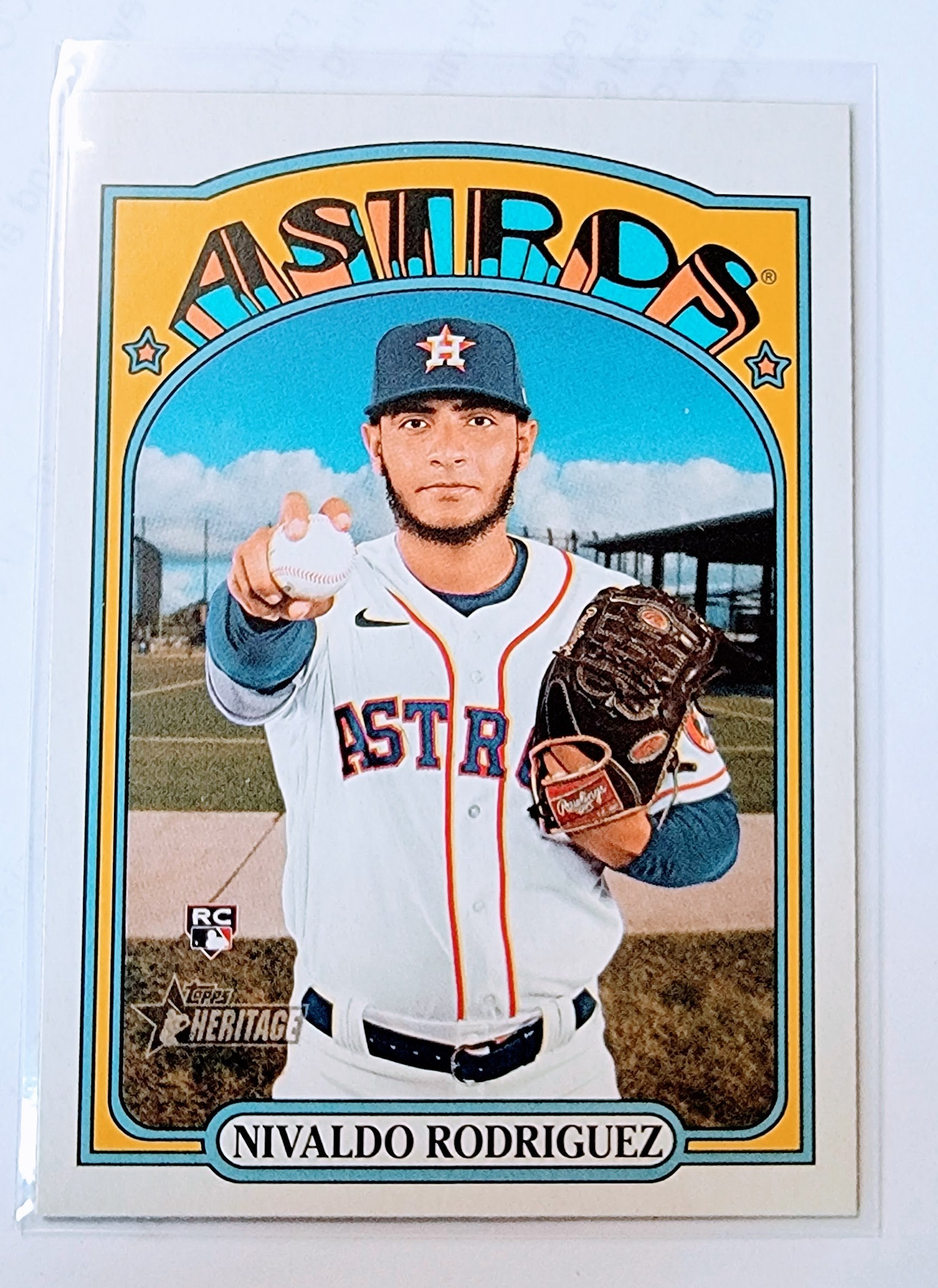 2021 Topps Heritage Nivaldo Rodriguez Rookie Baseball Trading Card MCSC1 simple Xclusive Collectibles