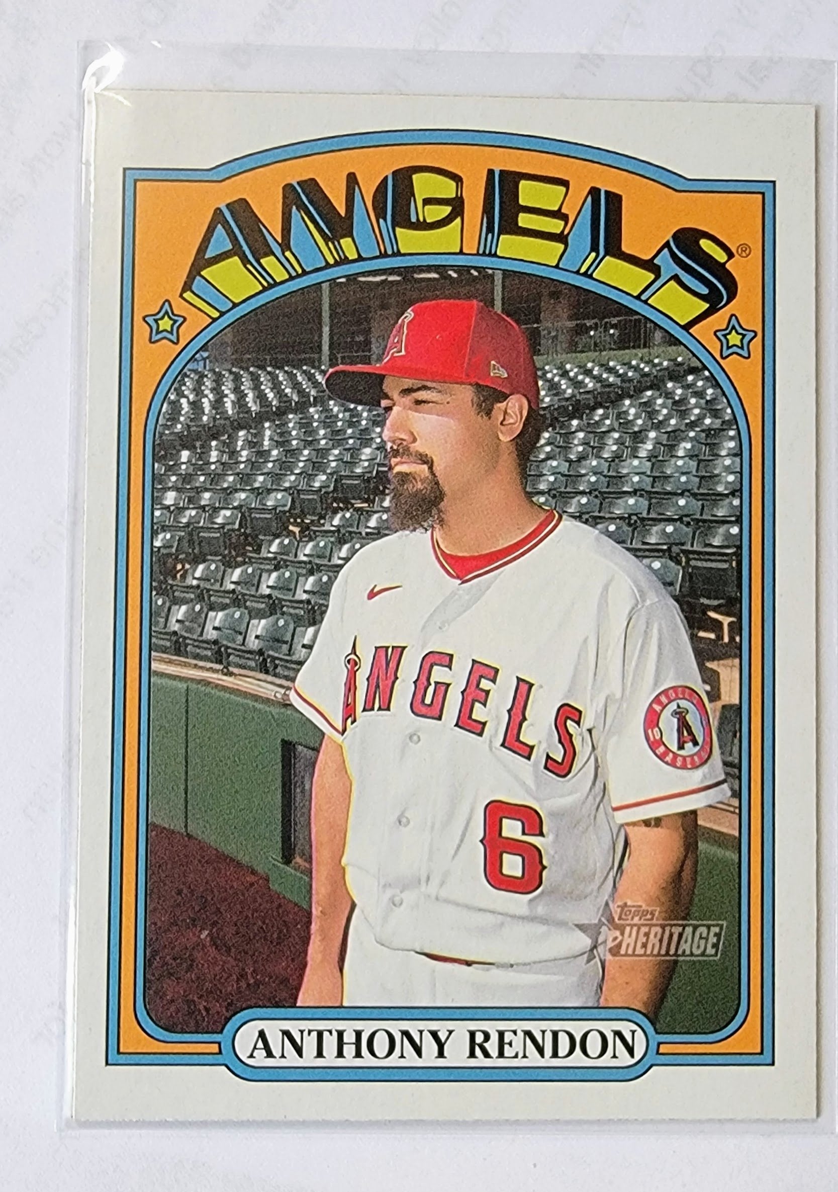2021 Topps Heritage Anthony Rendon Baseball Trading Card MCSC1 simple Xclusive Collectibles