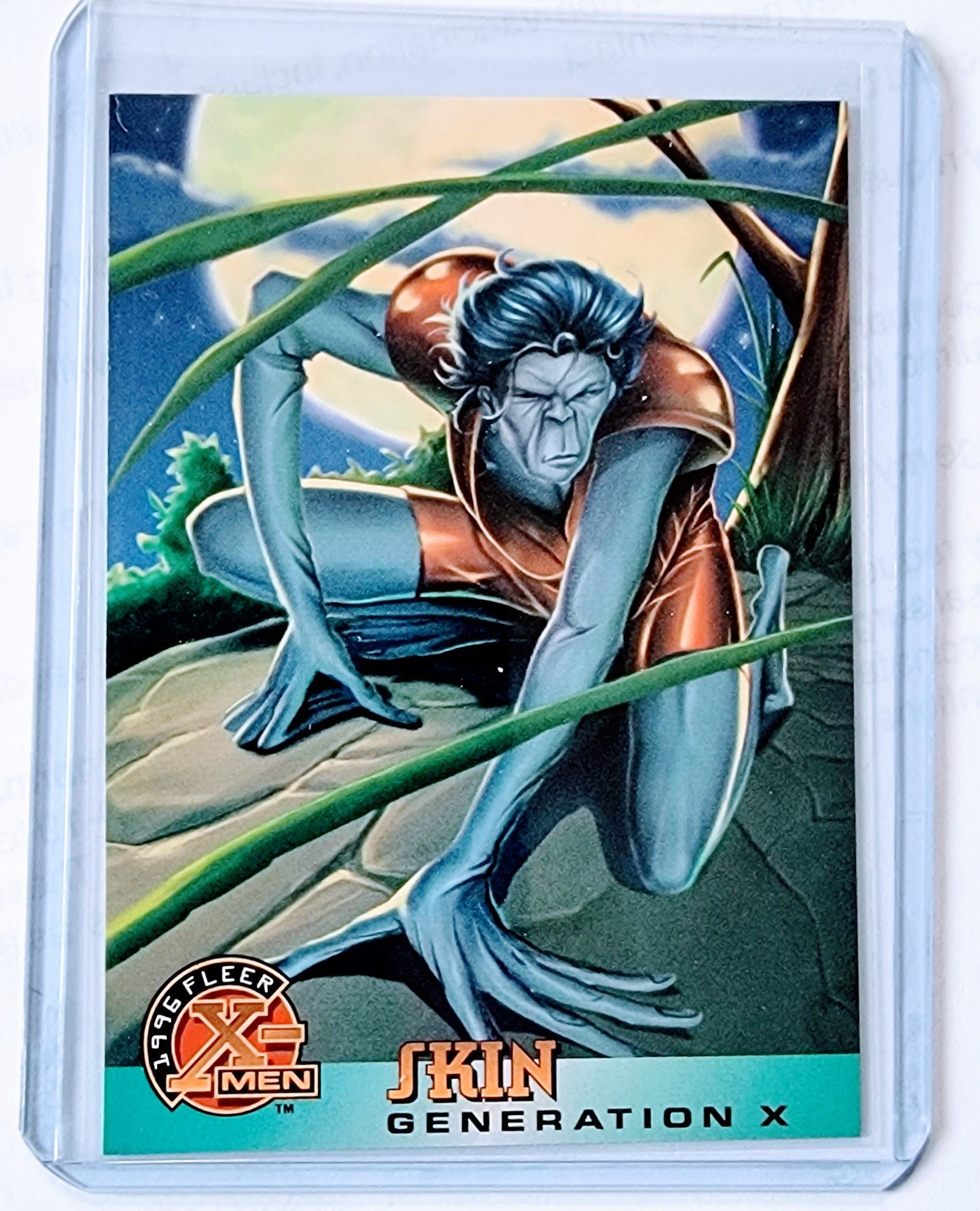 1996 Fleer X-Men Skin Generation X Marvel Trading Card GRB1 simple Xclusive Collectibles