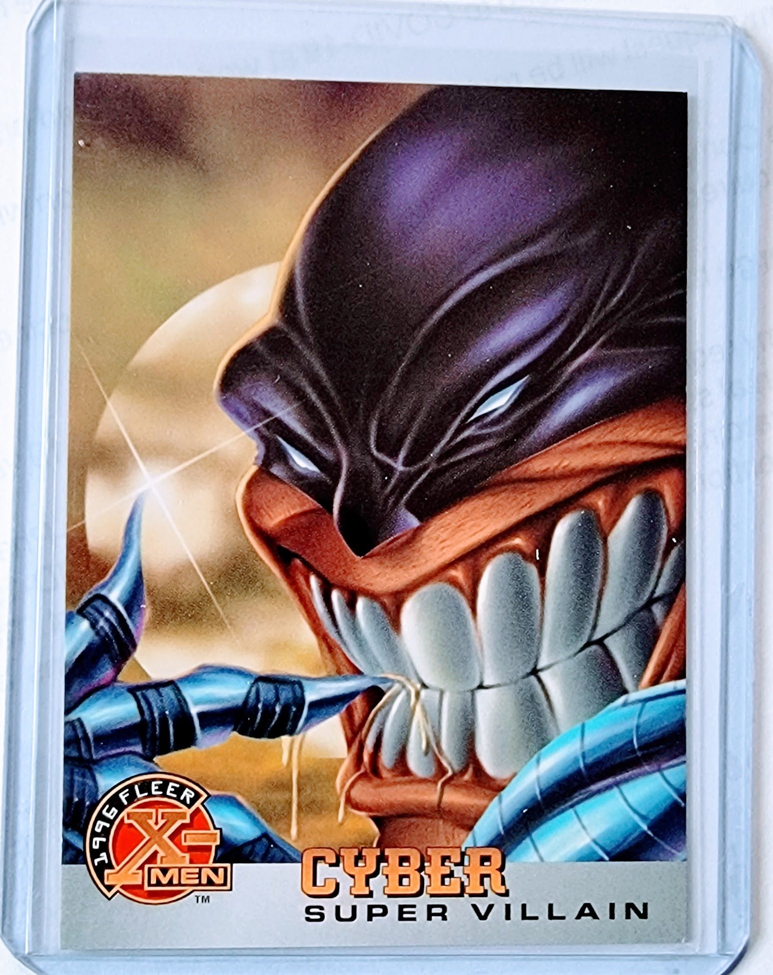 1996 Fleer X-Men Cyber Super Villain Marvel Trading Card GRB1 simple Xclusive Collectibles