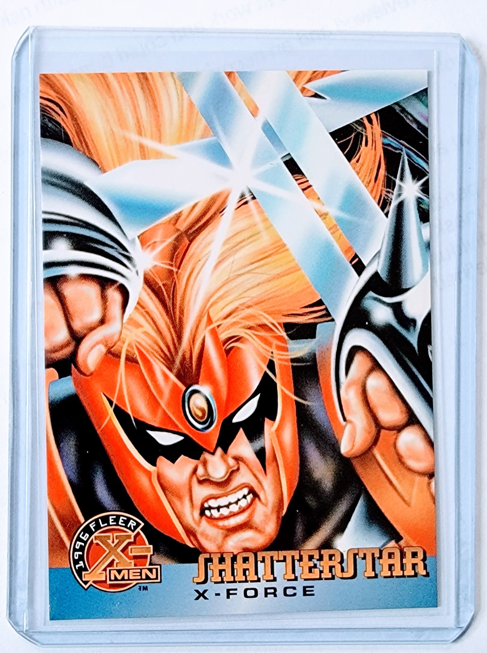 1996 Fleer X-Men Shatterstar X-Force Marvel Trading Card GRB1 simple Xclusive Collectibles