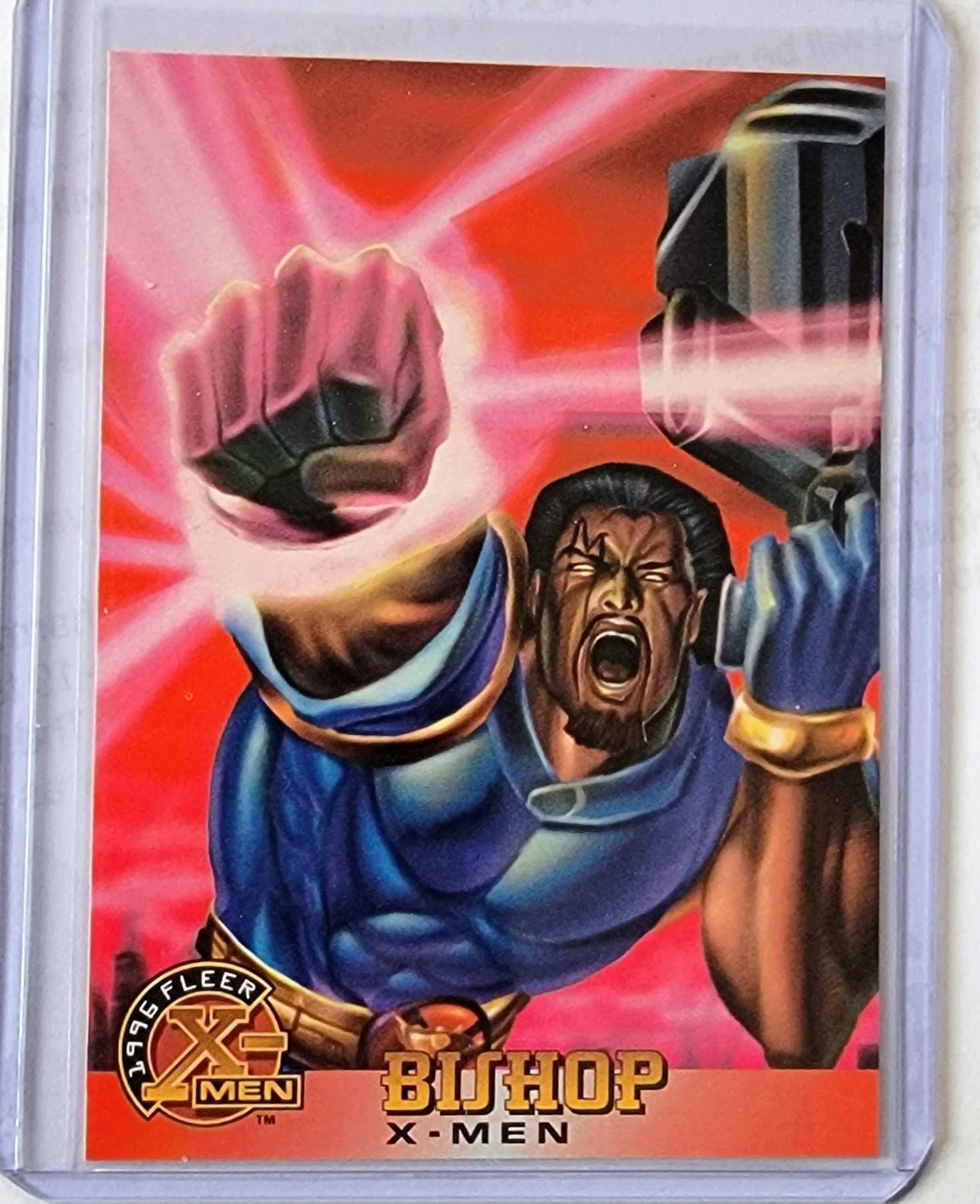 1996 Fleer X-Men Bishop X-Men Marvel Trading Card GRB1 simple Xclusive Collectibles