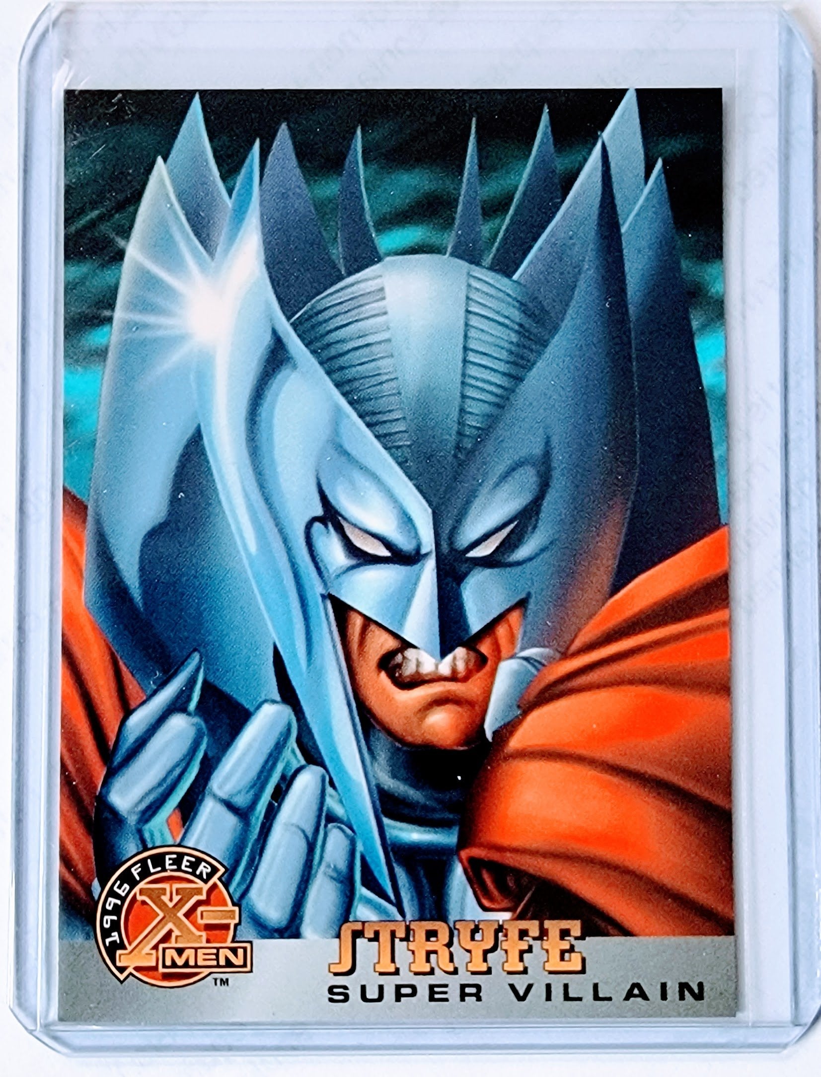 1996 Fleer X-Men Stryfe Super Villain Marvel Trading Card GRB1 simple Xclusive Collectibles