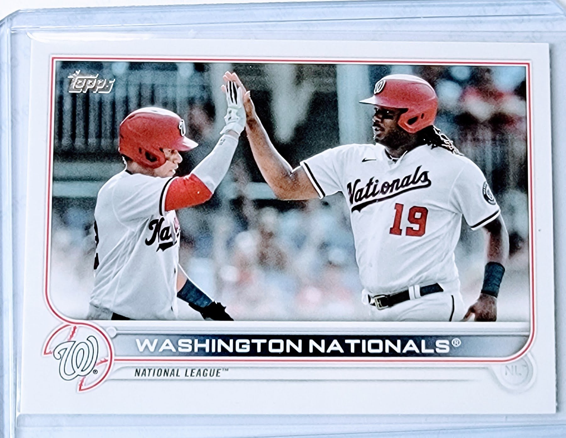 2022 Topps Washington Nationals Team Baseball Trading Card