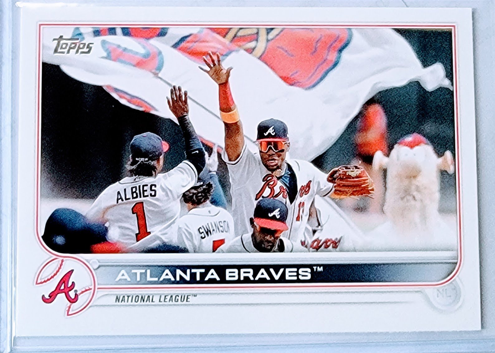 2022 Topps Atlanta Braves Team Baseball Trading Card