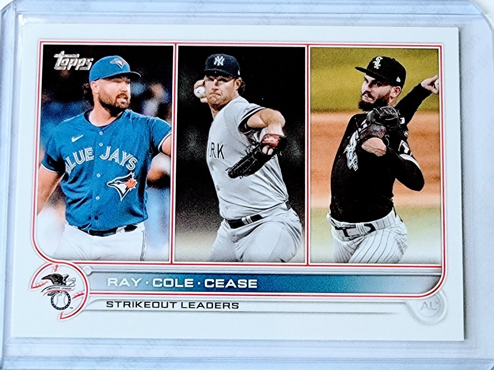 2022 Topps Strikeout Leaders Ray, Cole & Cease Baseball Trading Card GRB1 simple Xclusive Collectibles
