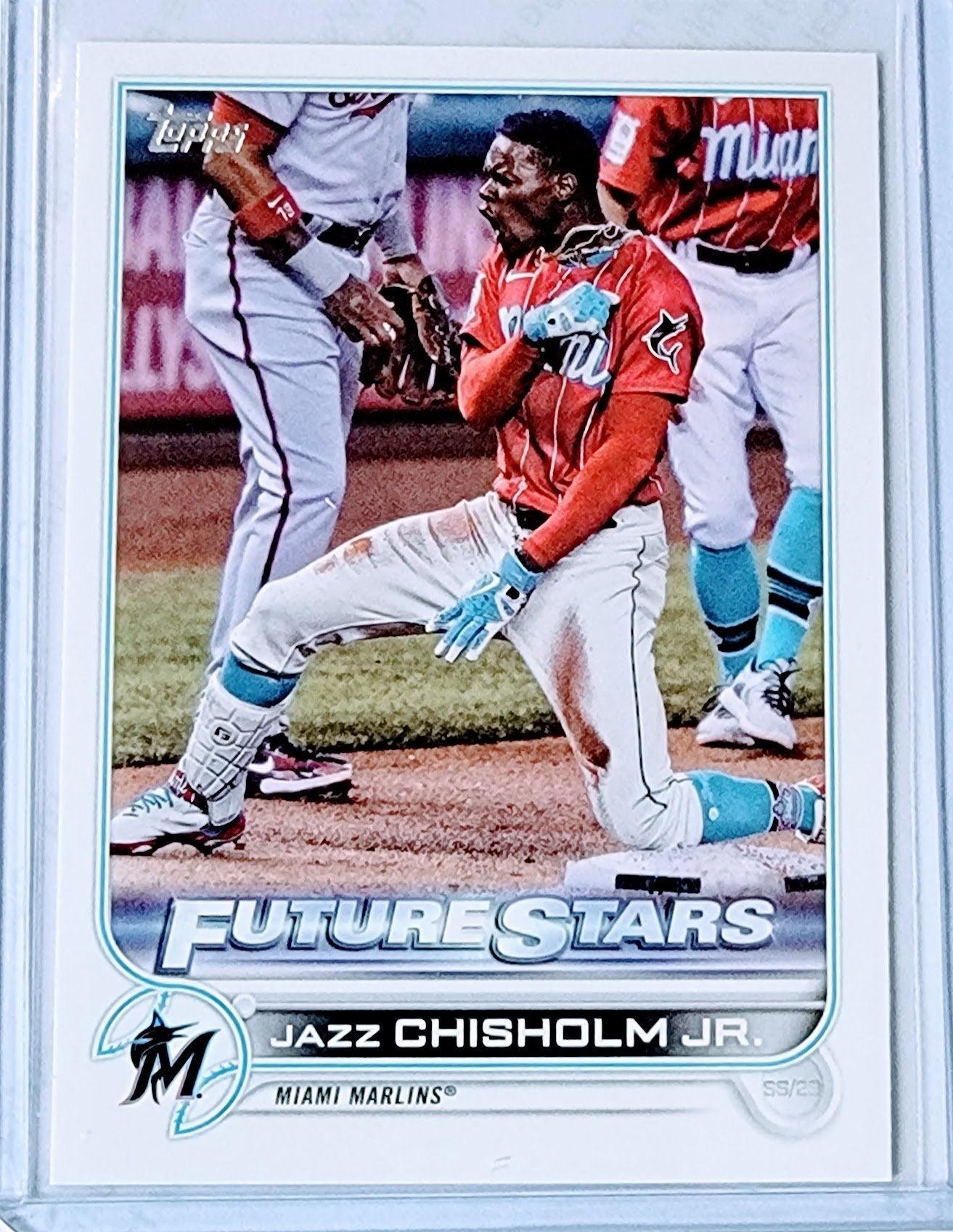 2022 Topps Jazz Chisolm Jr Future Stars Baseball Trading Card GRB1 simple Xclusive Collectibles