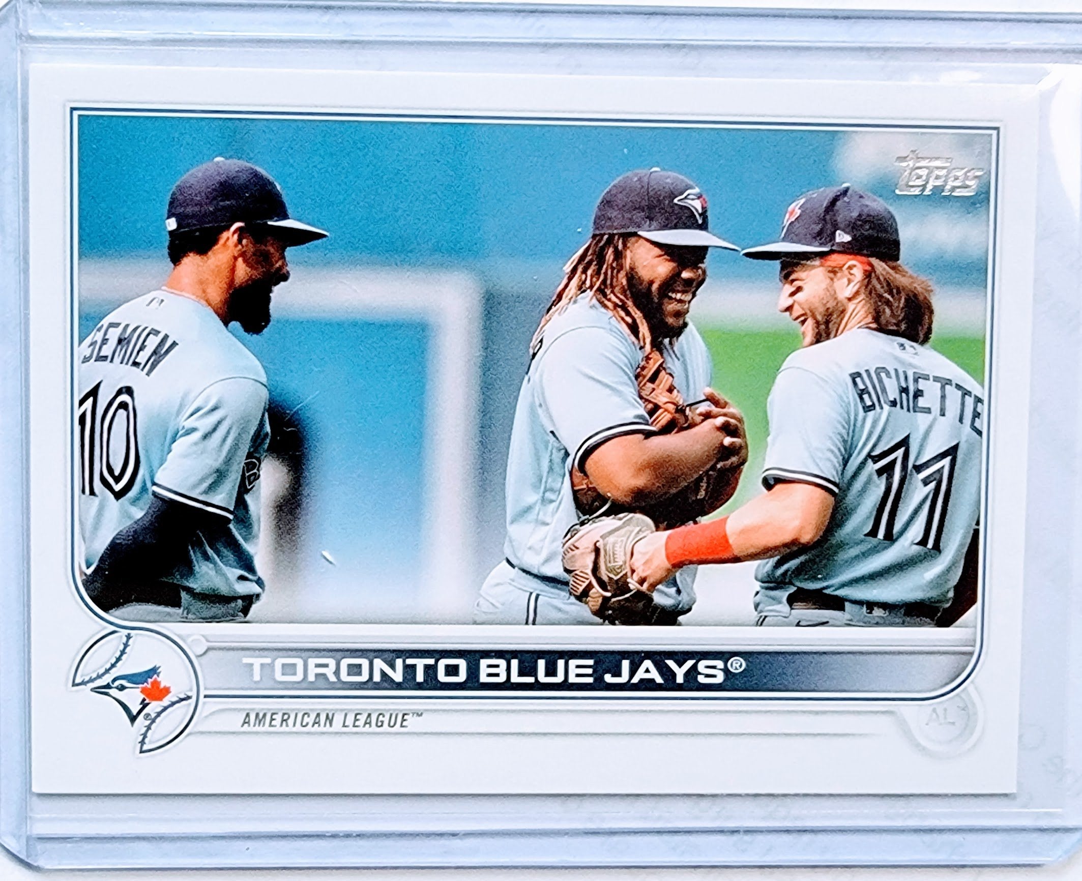 2022 Topps Toronto Blue Jays Team Baseball Trading Card GRB1 simple Xclusive Collectibles
