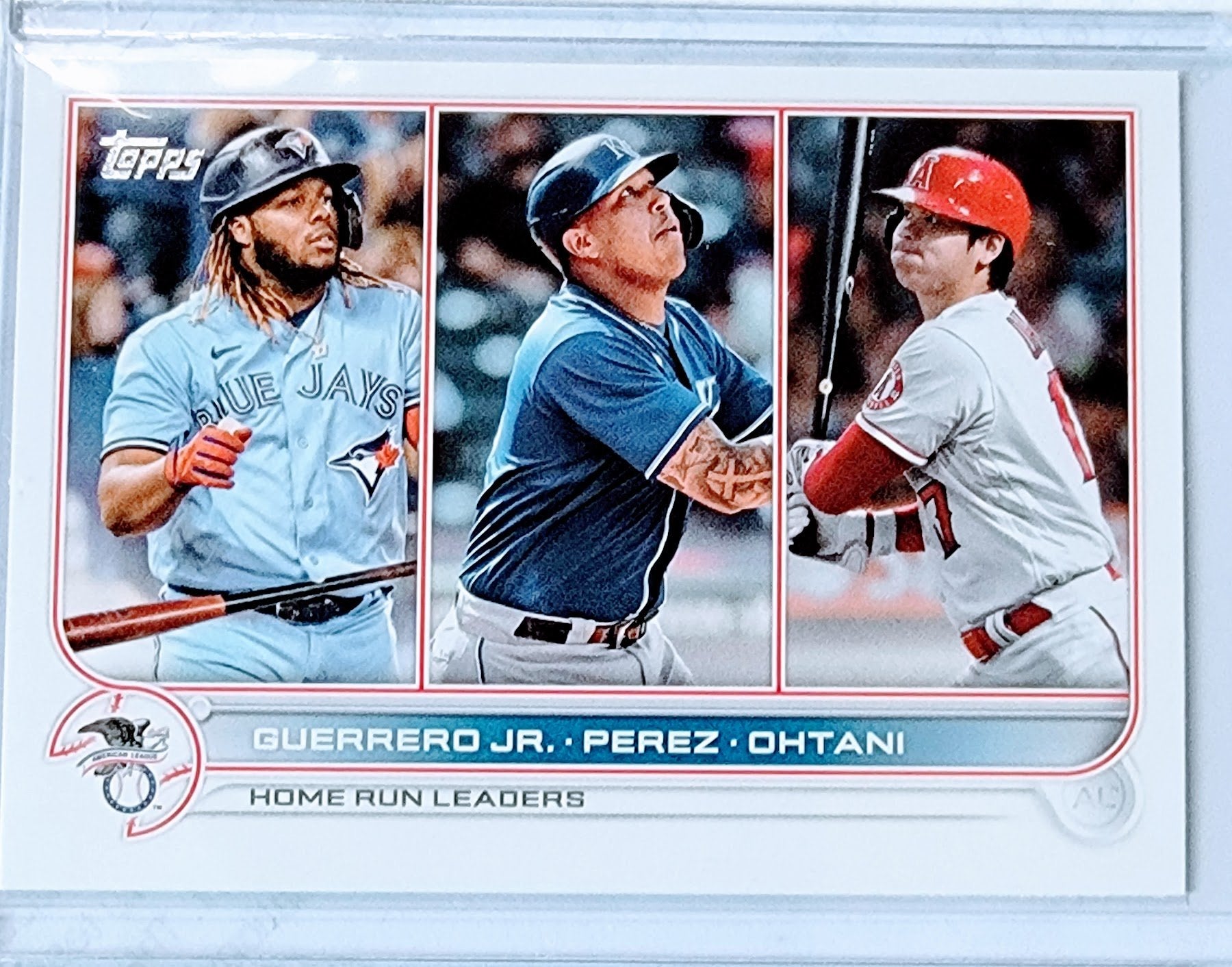 2022 Topps Homerun Leaders Guerrero Jr, Perez & Ohtani Baseball Trading Card GRB1 simple Xclusive Collectibles